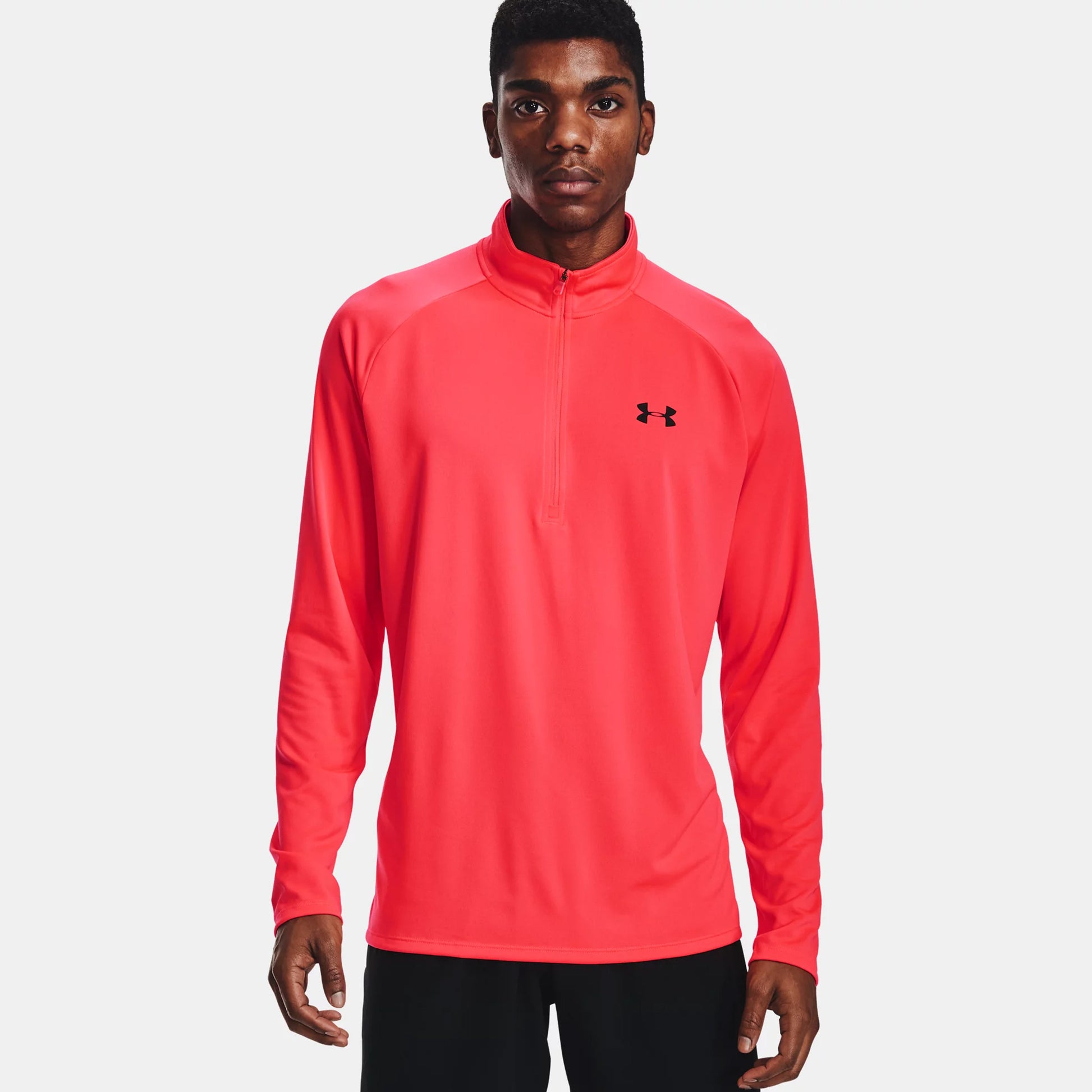 Under Armour Tech 2.0 Half-Zip S dlouhým rukávem Muži - korálová,