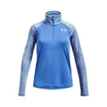 Tech Graphic Half-Zip S dlouhým rukávem Dívky - modrá,