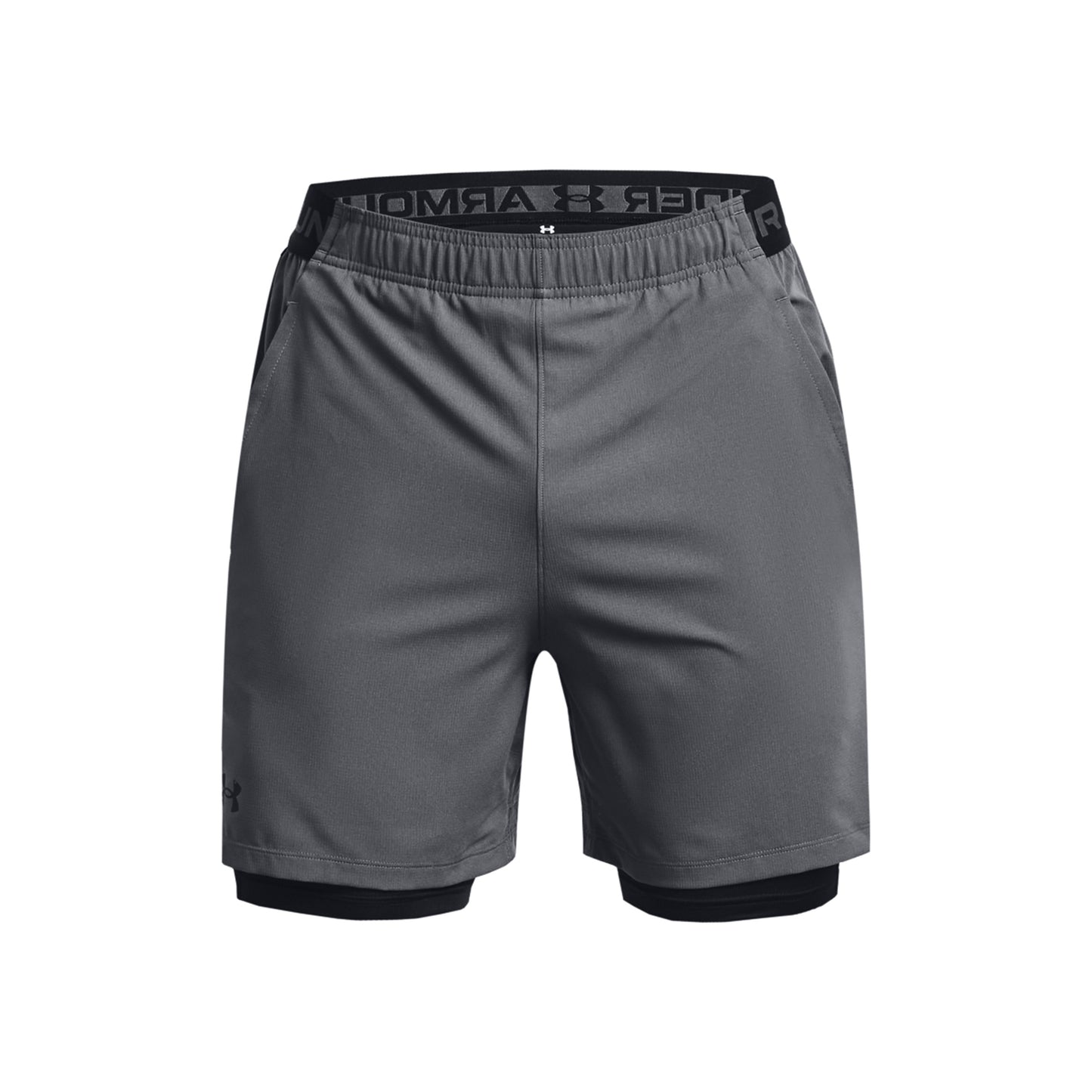 Under Armour Vanish Woven 2in1 Šortky Muži - tmavě šedá, černá