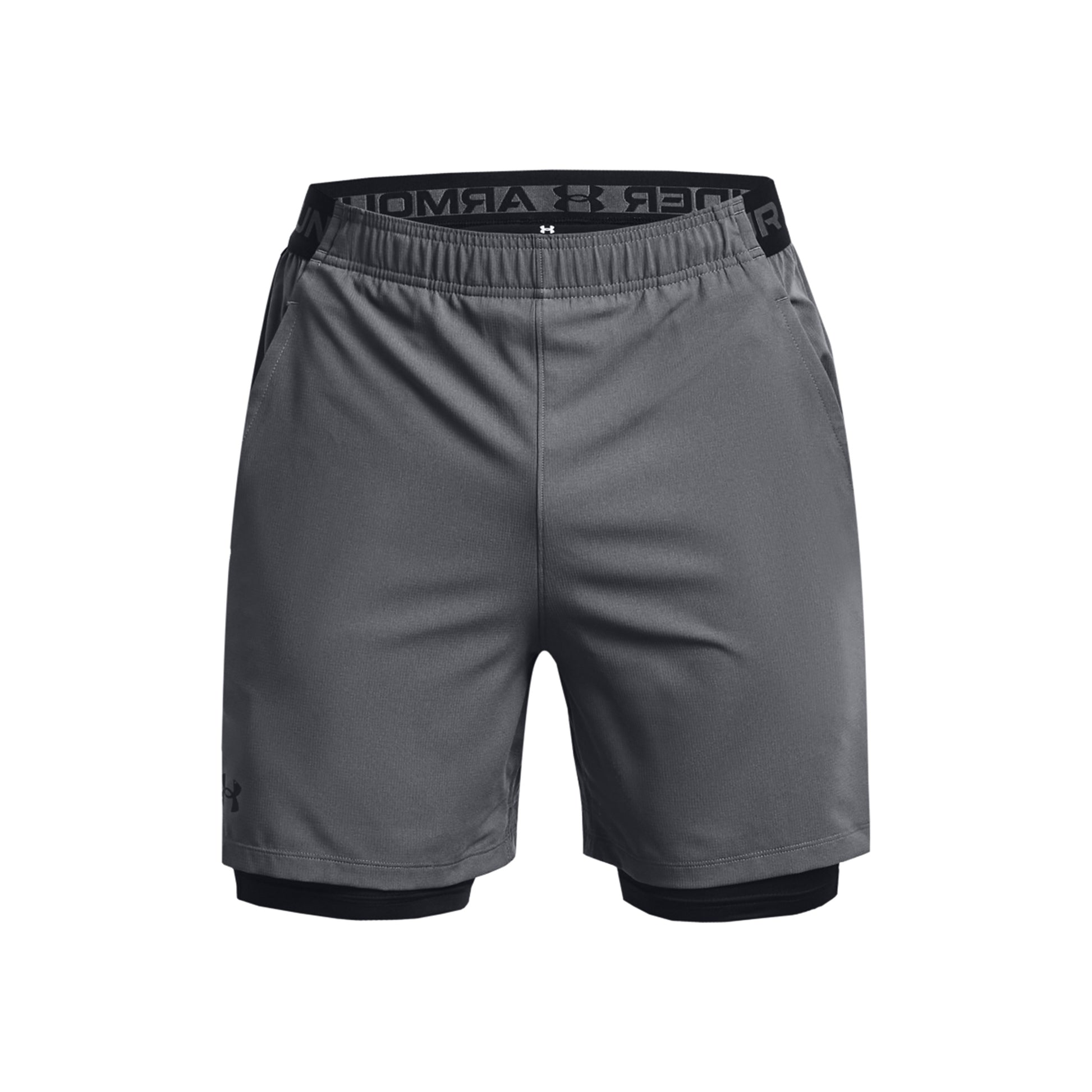 Under Armour Vanish Woven 2in1 Šortky Muži - tmavě šedá, černá