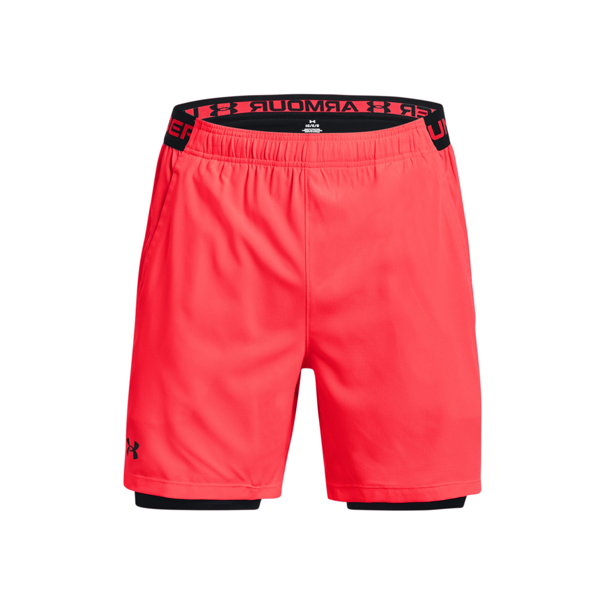 Under Armour Vanish Woven 2in1 Šortky Muži - korálová,