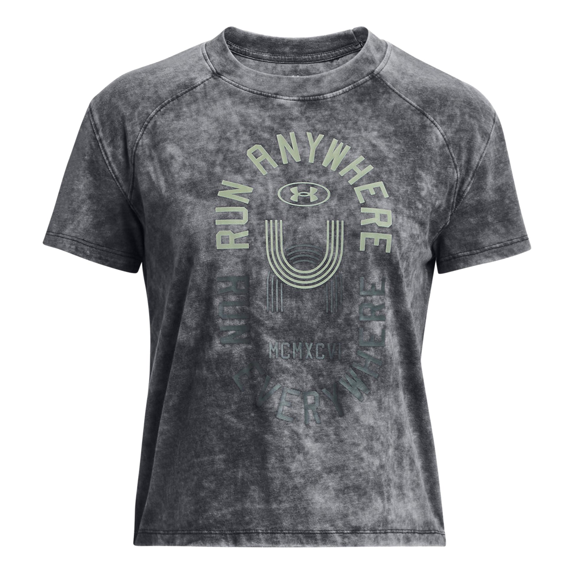Under Armour Run Everywhere Graphic Běžecké tričko Dámy - černá,