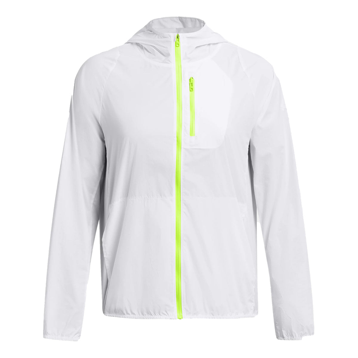 Under Armour Launch Lightweight Běžecká bunda Dámy - bílá, neonově žlutá