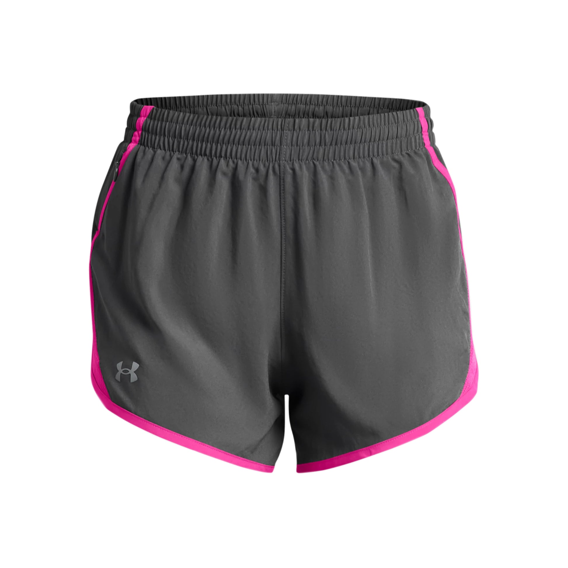 Under Armour Fly By 3in  Běžecké šortky Dámy - šedá, růžová