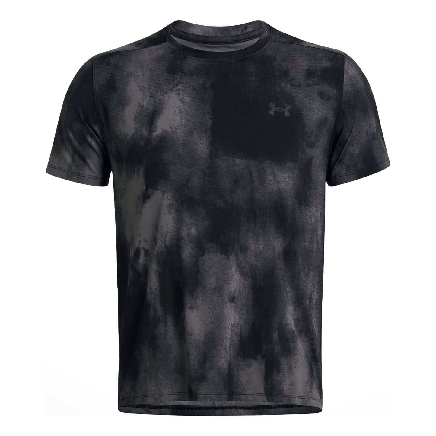 Under Armour Laser Wash Běžecké tričko Muži - černá, šedá