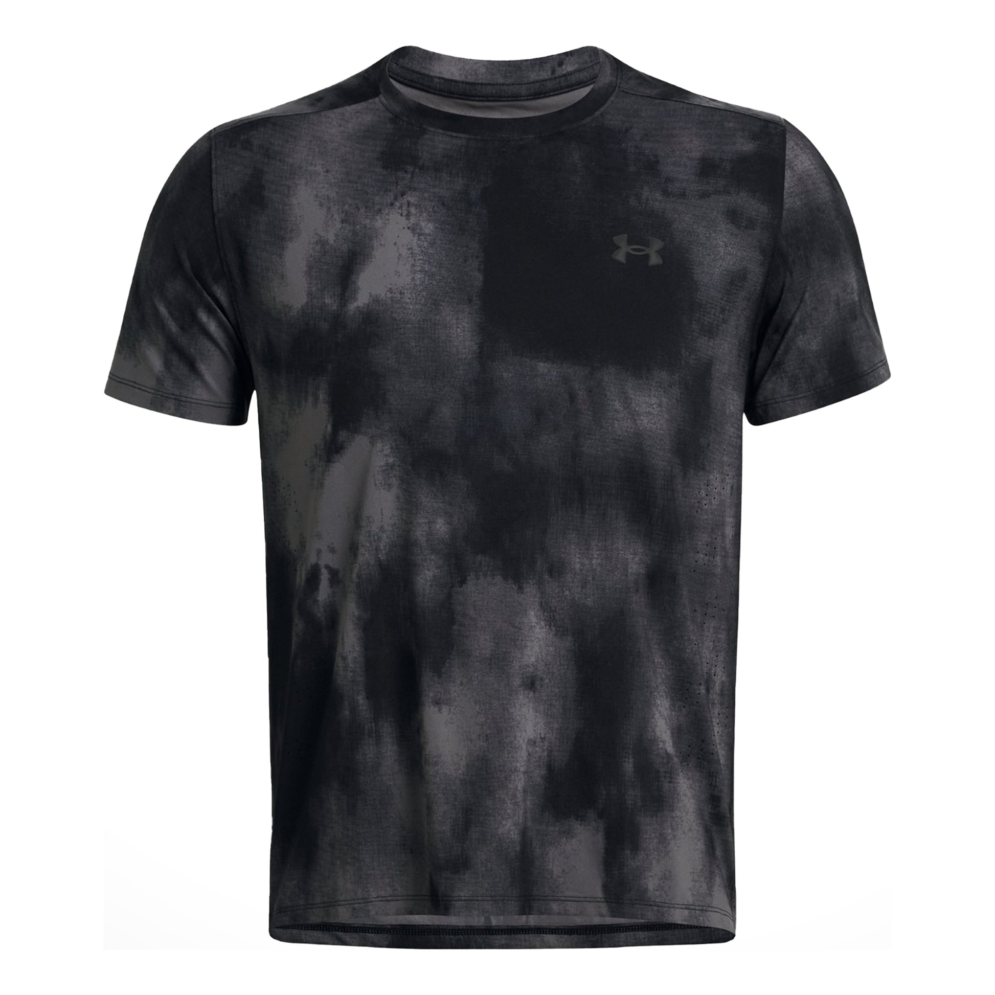 Under Armour Laser Wash Běžecké tričko Muži - černá, šedá