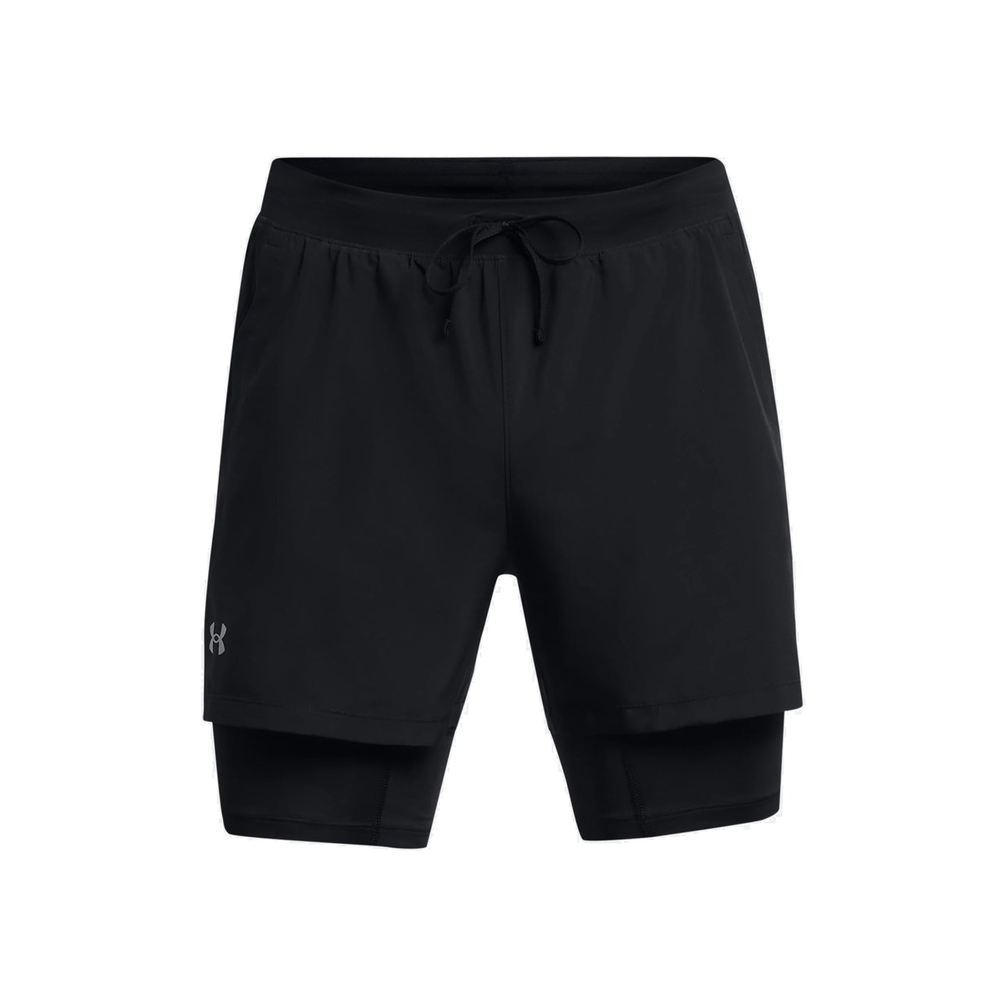 Under Armour Launch 5 Inch 2-in-1 Běžecké Šortky Muži-Černá