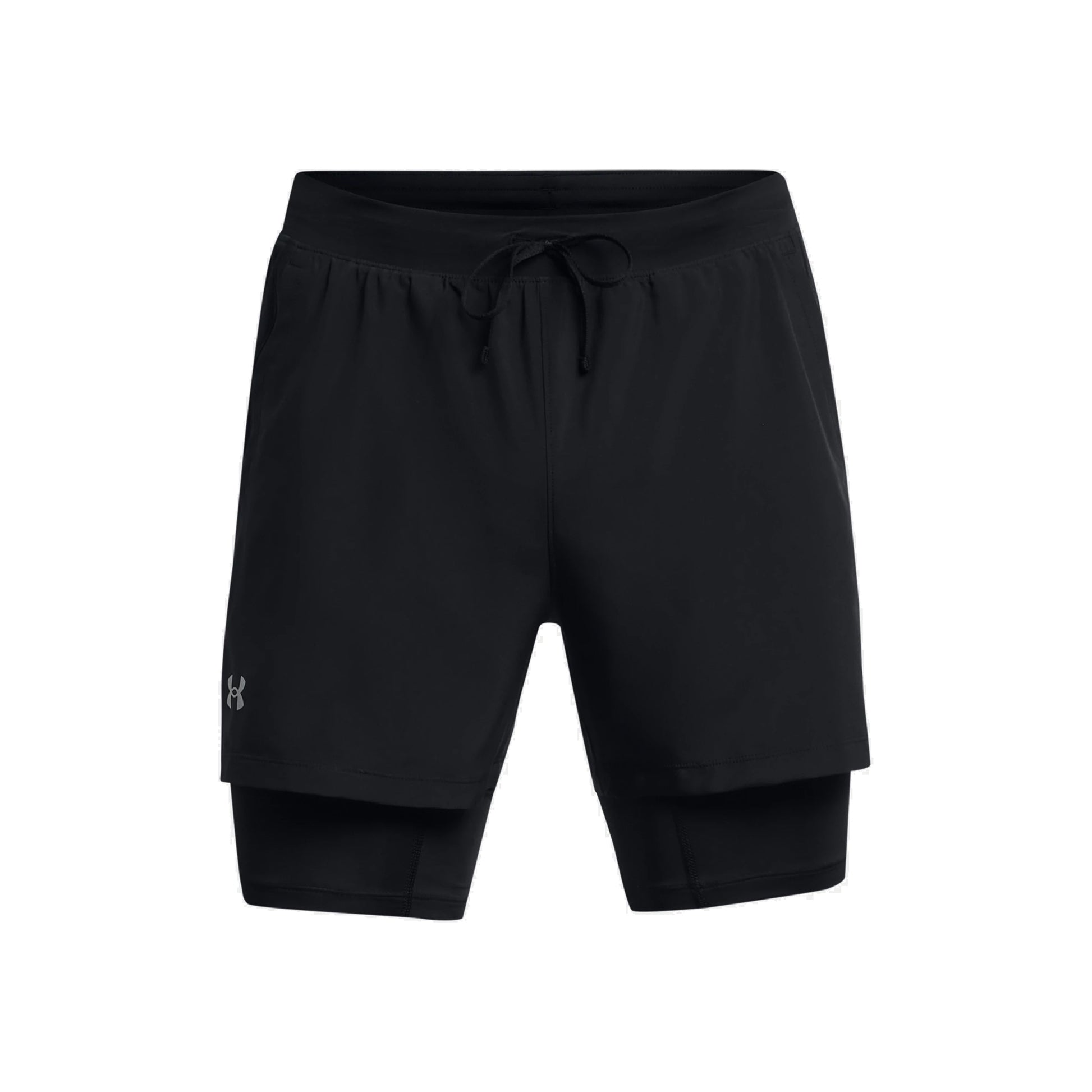 Under Armour Launch 5 Inch 2-in-1 Běžecké Šortky Muži-Černá