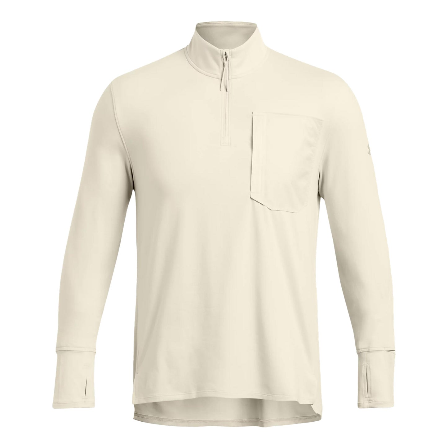 Under Armour Run Trail Quarter Zip Běžecký top Muži - písek,