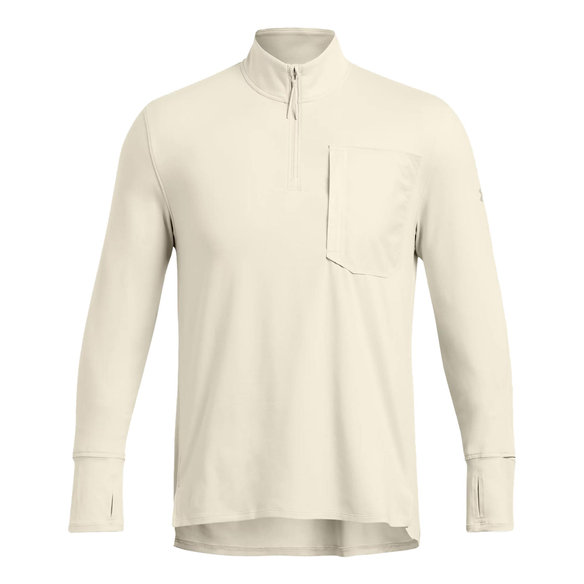 Under Armour Run Trail Quarter Zip Běžecký top Muži - písek,