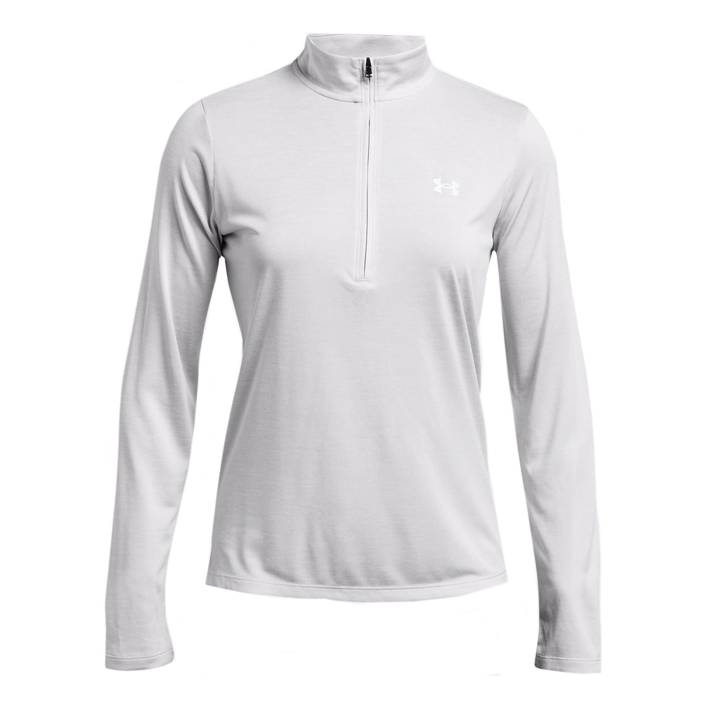 Under Armour Tech Half-Zip Twist S Dlouhým Rukávem Dámy-Šedá