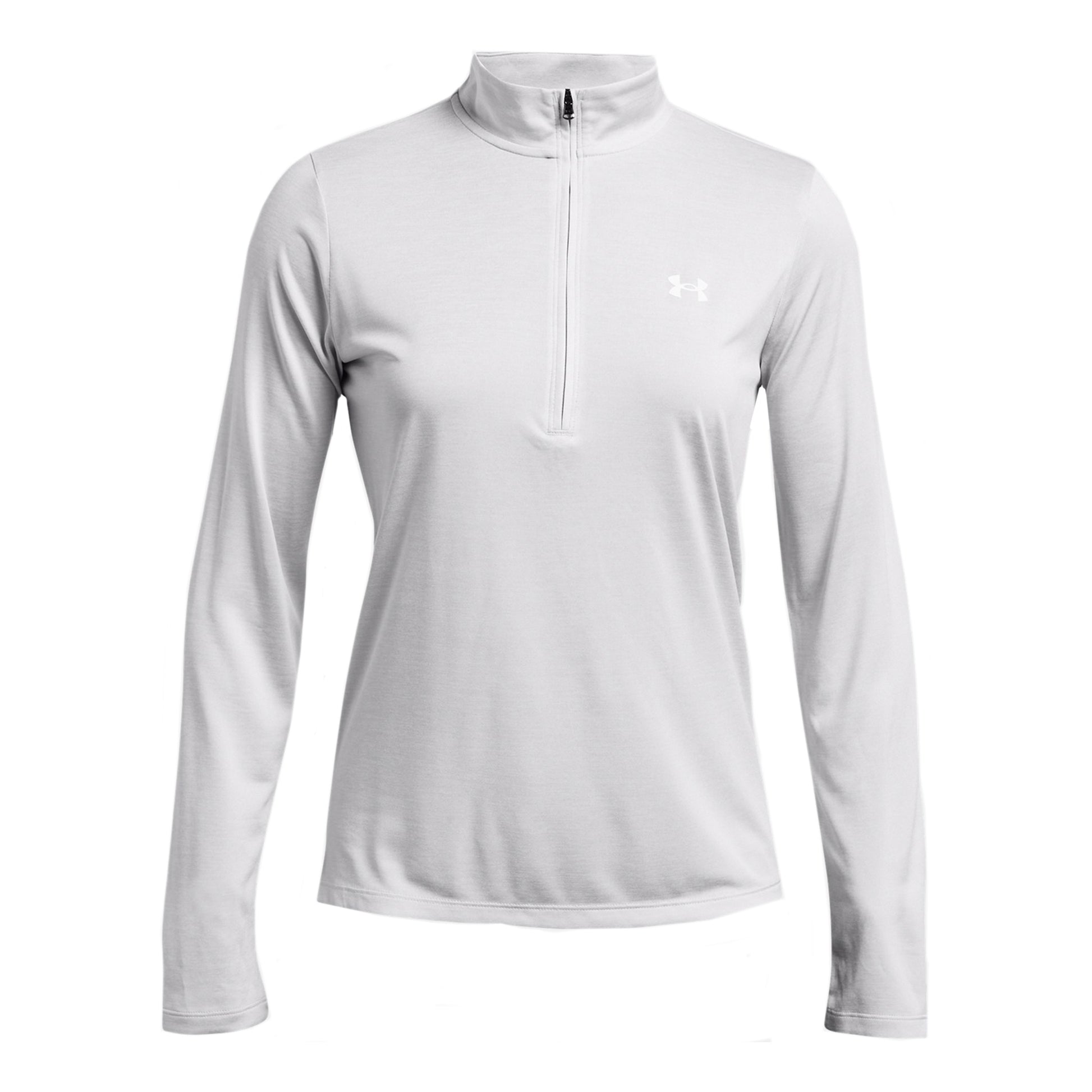 Under Armour Tech Half-Zip Twist S Dlouhým Rukávem Dámy-Šedá