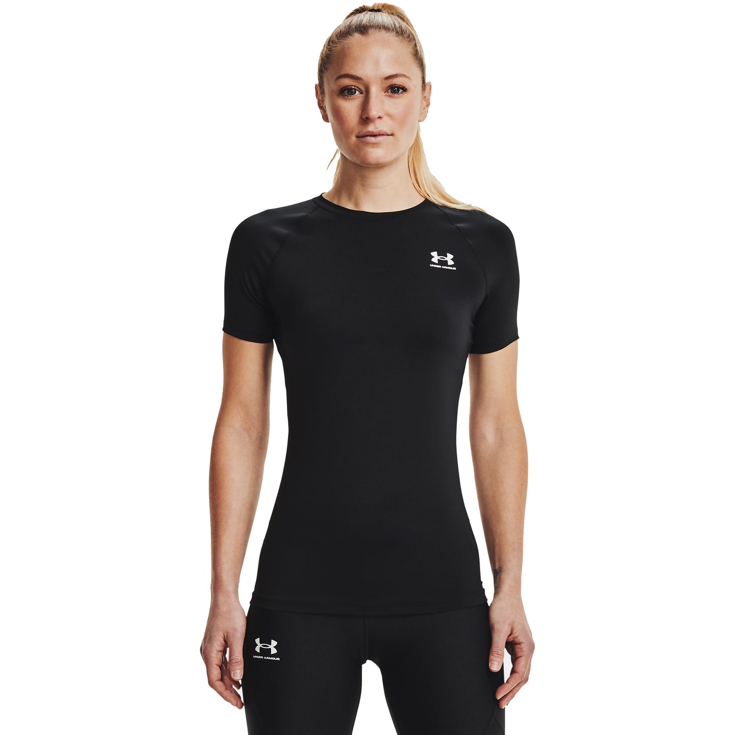Under Armour Heatgear Authentics Comp Tričko Dámy-Černá