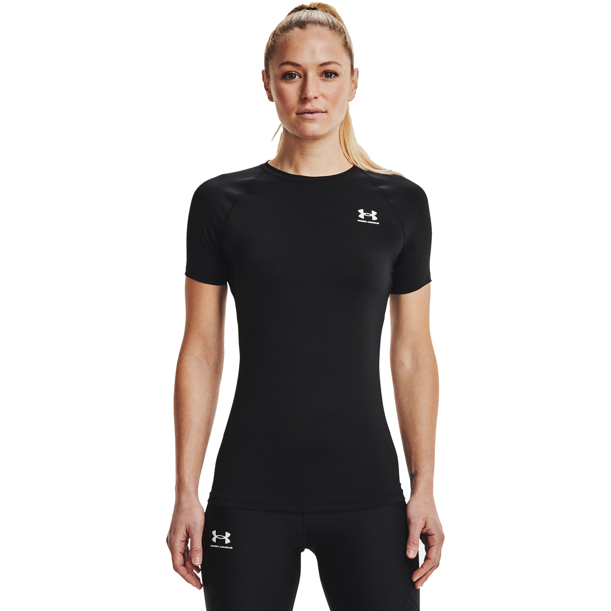 Under Armour Heatgear Authentics Comp Tričko Dámy-Černá