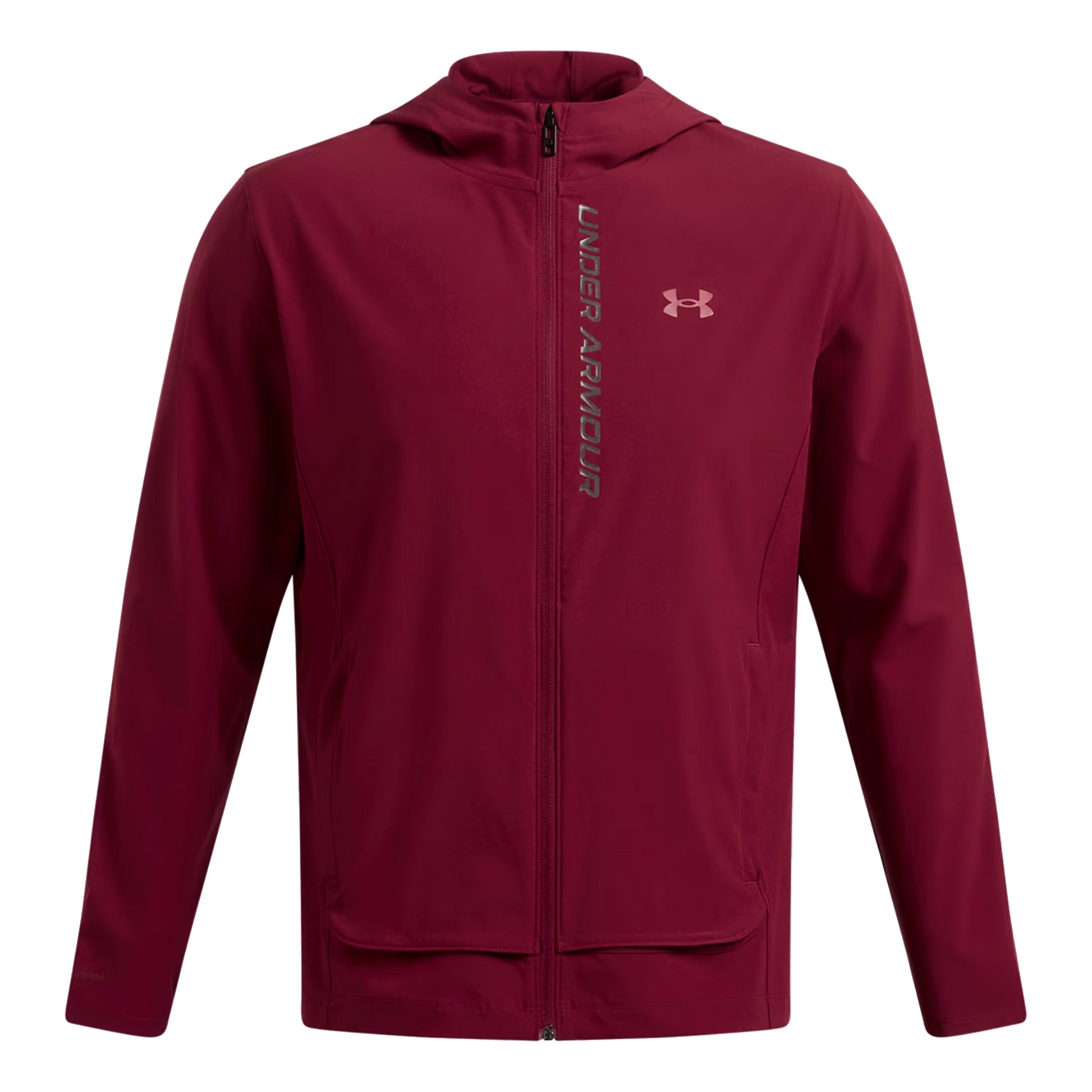 Under Armour Outrun The Storm Běžecká bunda Muži - tmavě červená, černá