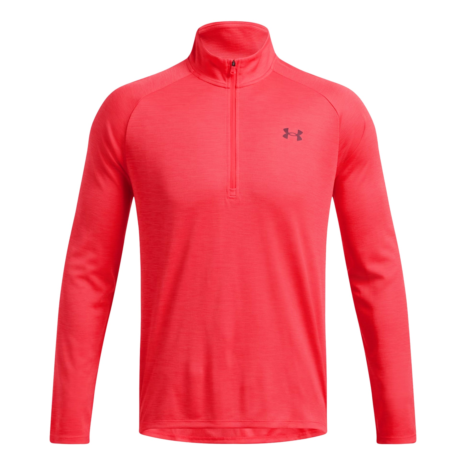Under Armour Tech Textured Half-Zip S dlouhým rukávem Muži - červená,
