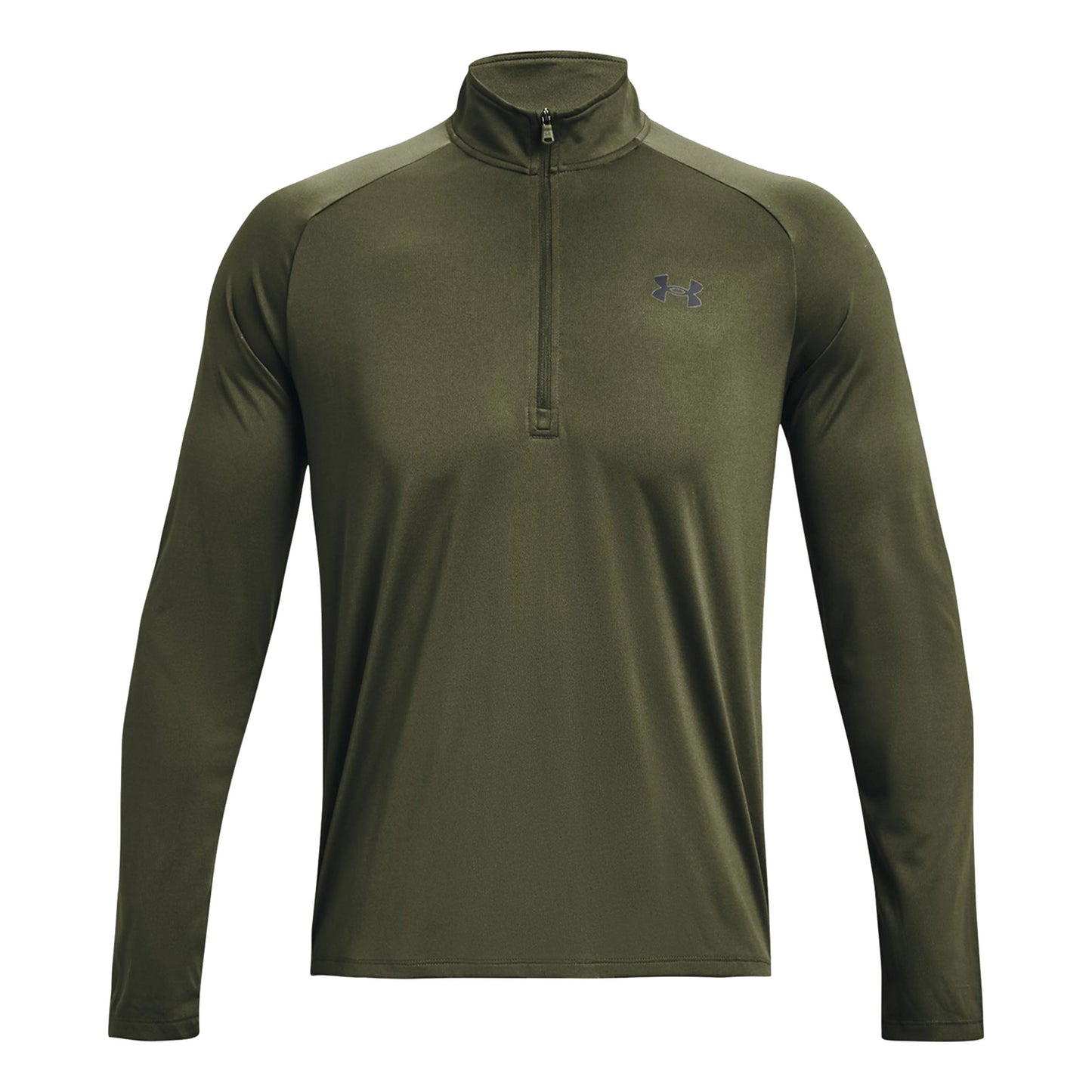 Under Armour Tech 2.0 Half-Zip S dlouhým rukávem Muži - olivová, černá