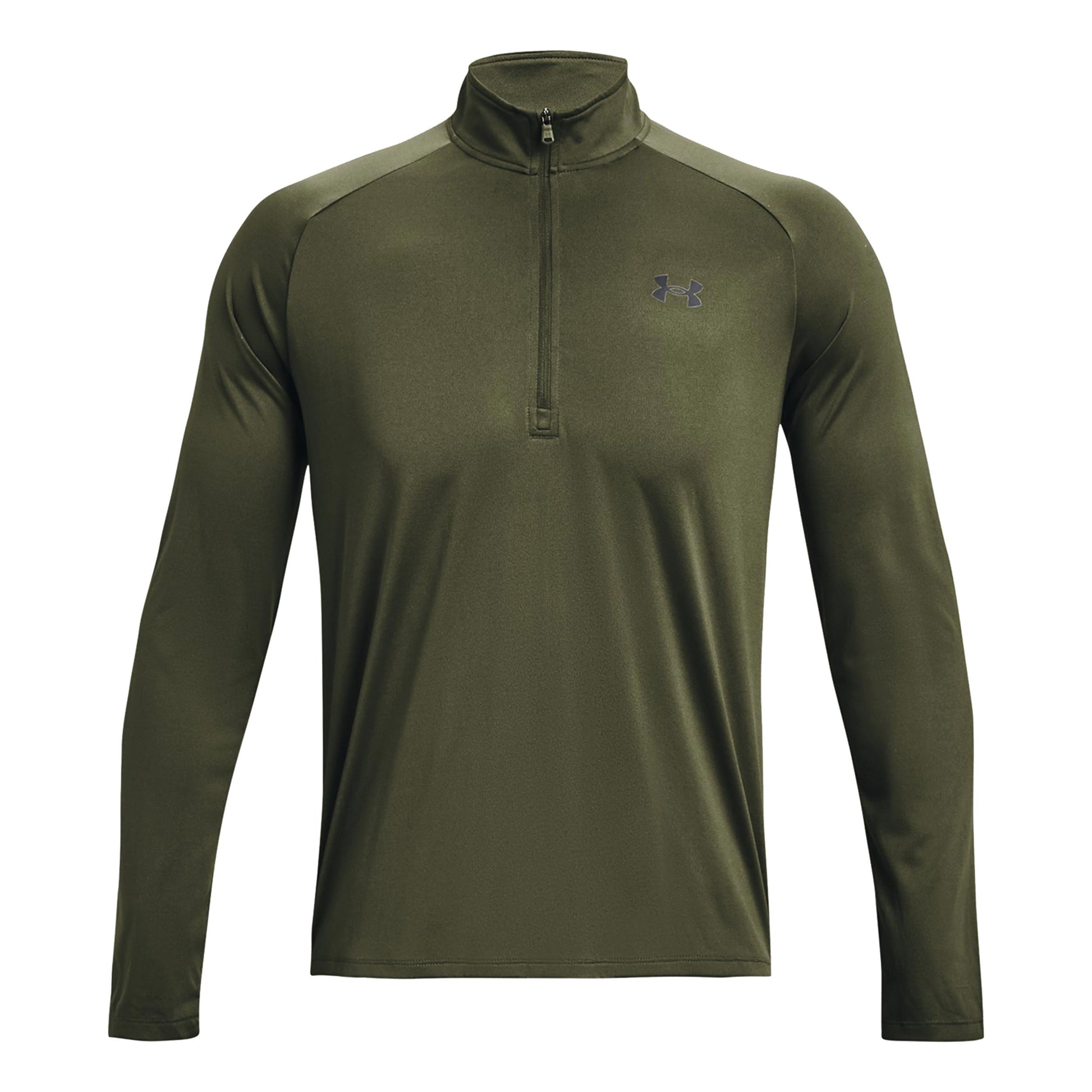 Under Armour Tech 2.0 Half-Zip S dlouhým rukávem Muži - olivová, černá