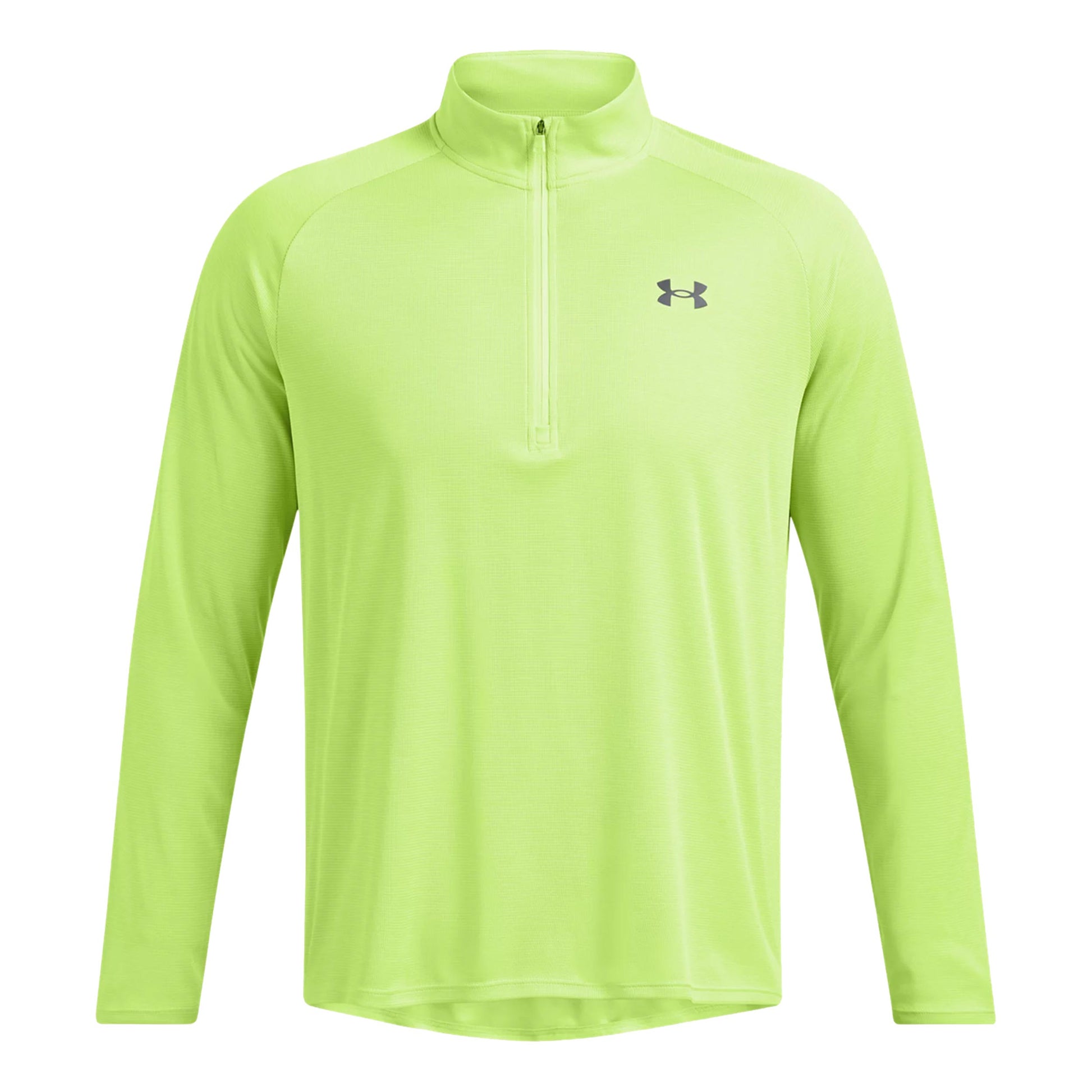 Under Armour Tech Textured Half-Zip S dlouhým rukávem Muži - neonově zelená,