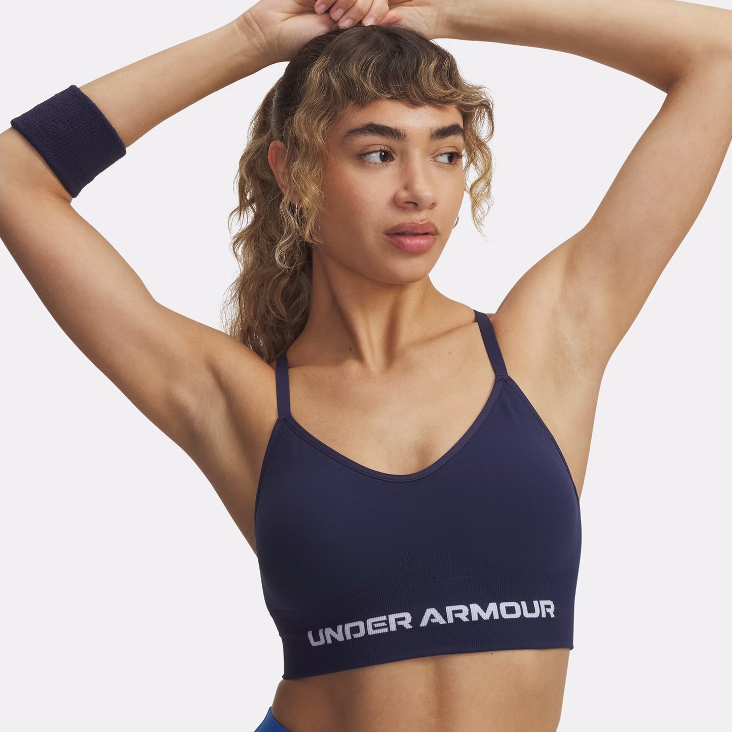 Under Armour Vanisheamle Low Sportovní Podprsenka Dámy-Modrá