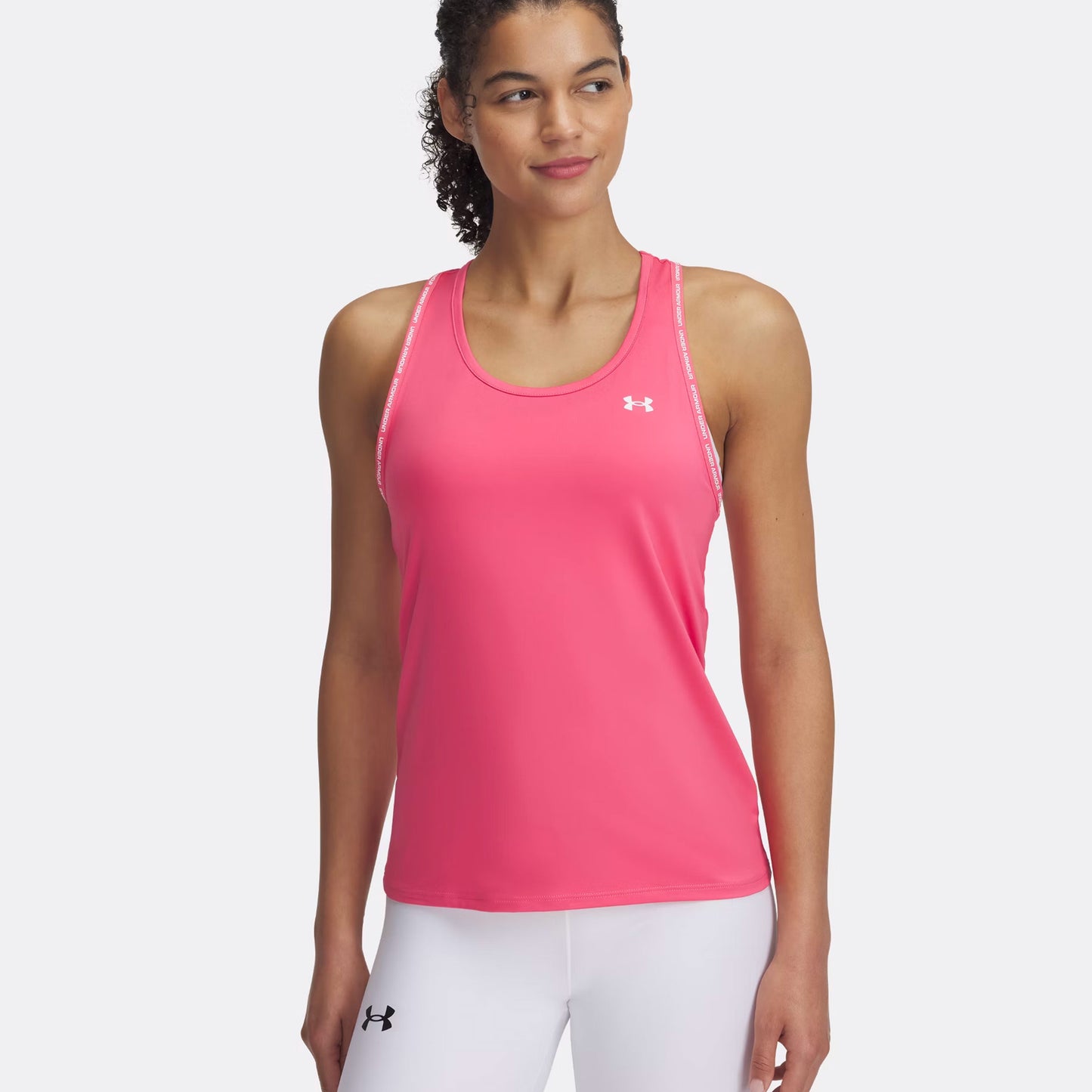 Under Armour Tech Knockout Sportovní Tílko Dámy-Růžová