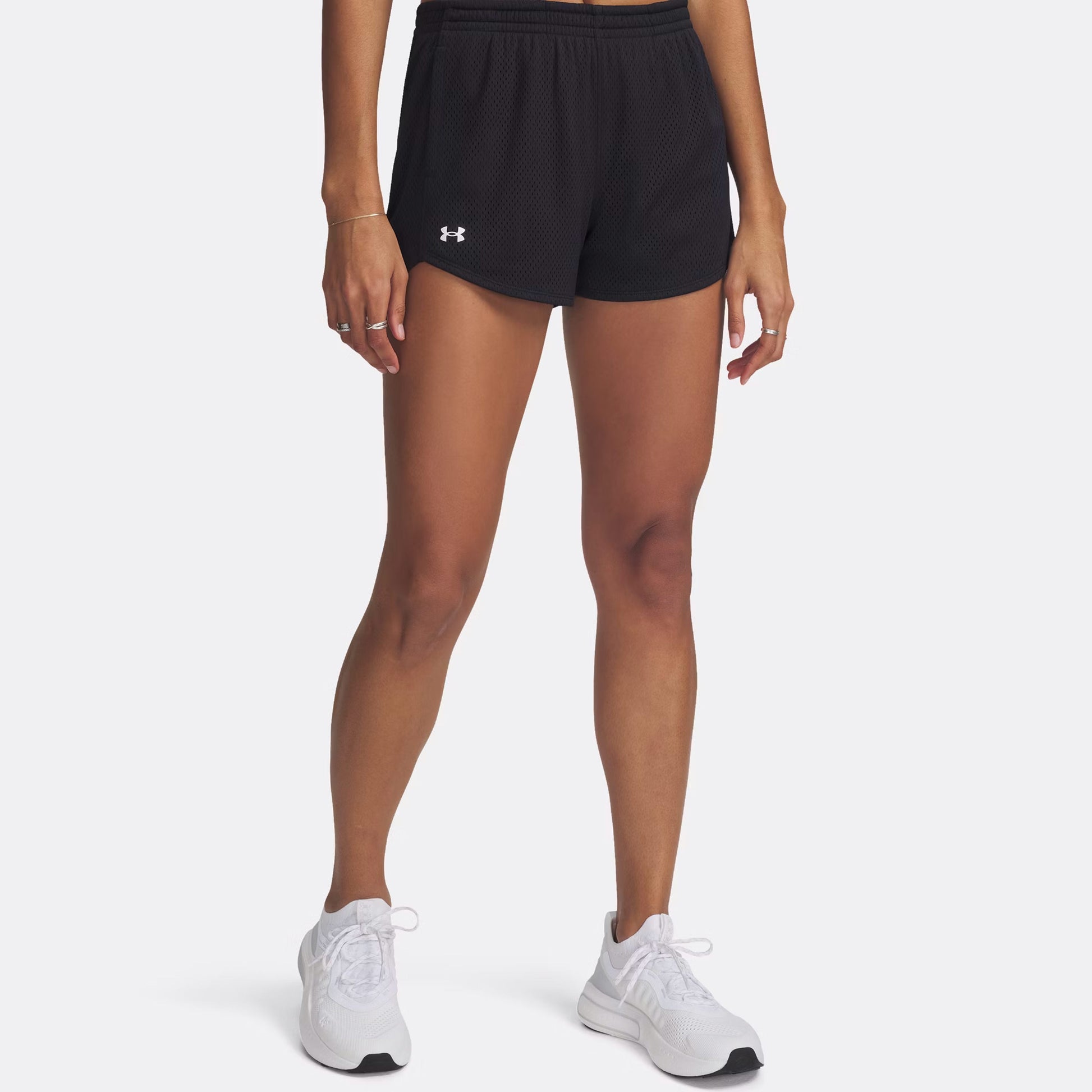Under Armour Tech Play Up Mesh Šortky Dámy-Černá