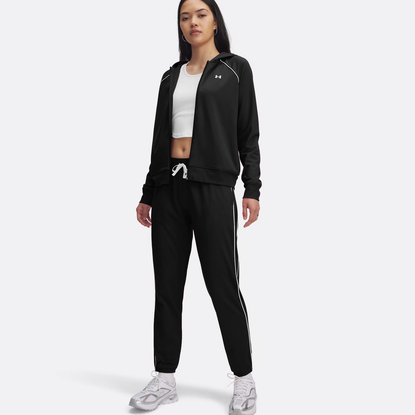 Under Armour Rival Tricot Tréninkový Souprava Dámy-Černá