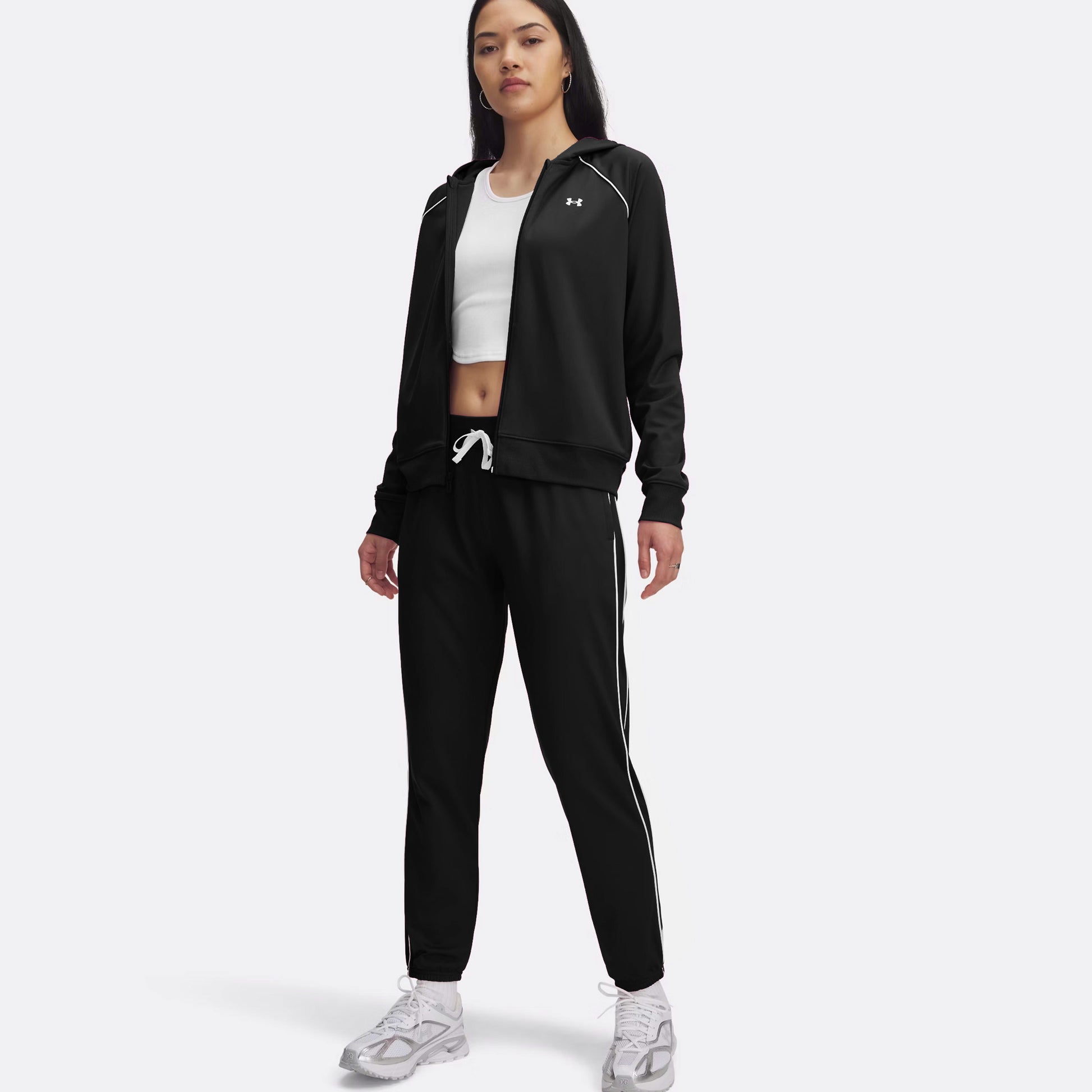 Under Armour Rival Tricot Tréninkový Souprava Dámy-Černá