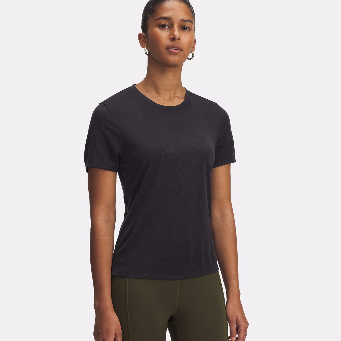 Under Armour Launch Jacquard Běžecké Tričko Dámy-Bílá