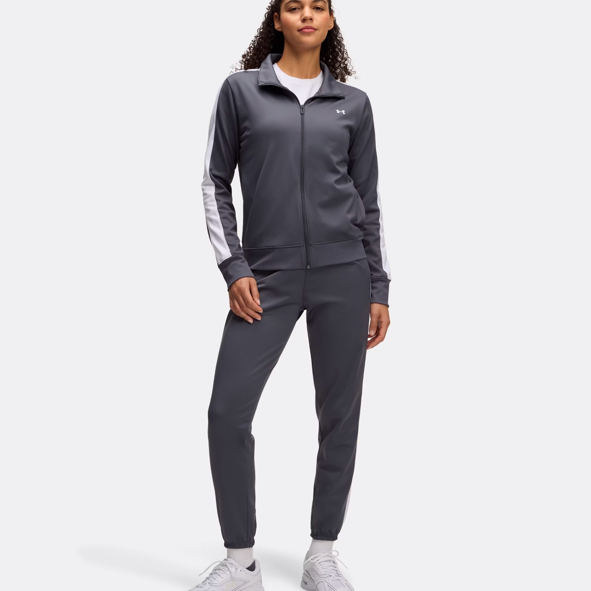 Under Armour Tricot Tréninkový Souprava Dámy-Šedá