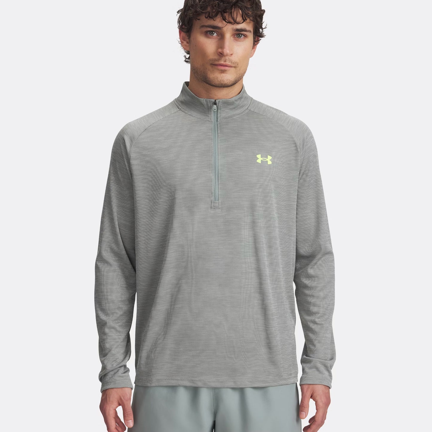 Under Armour Tech Textured Half-Zip S Dlouhým Rukávem Muži-Šalvěj