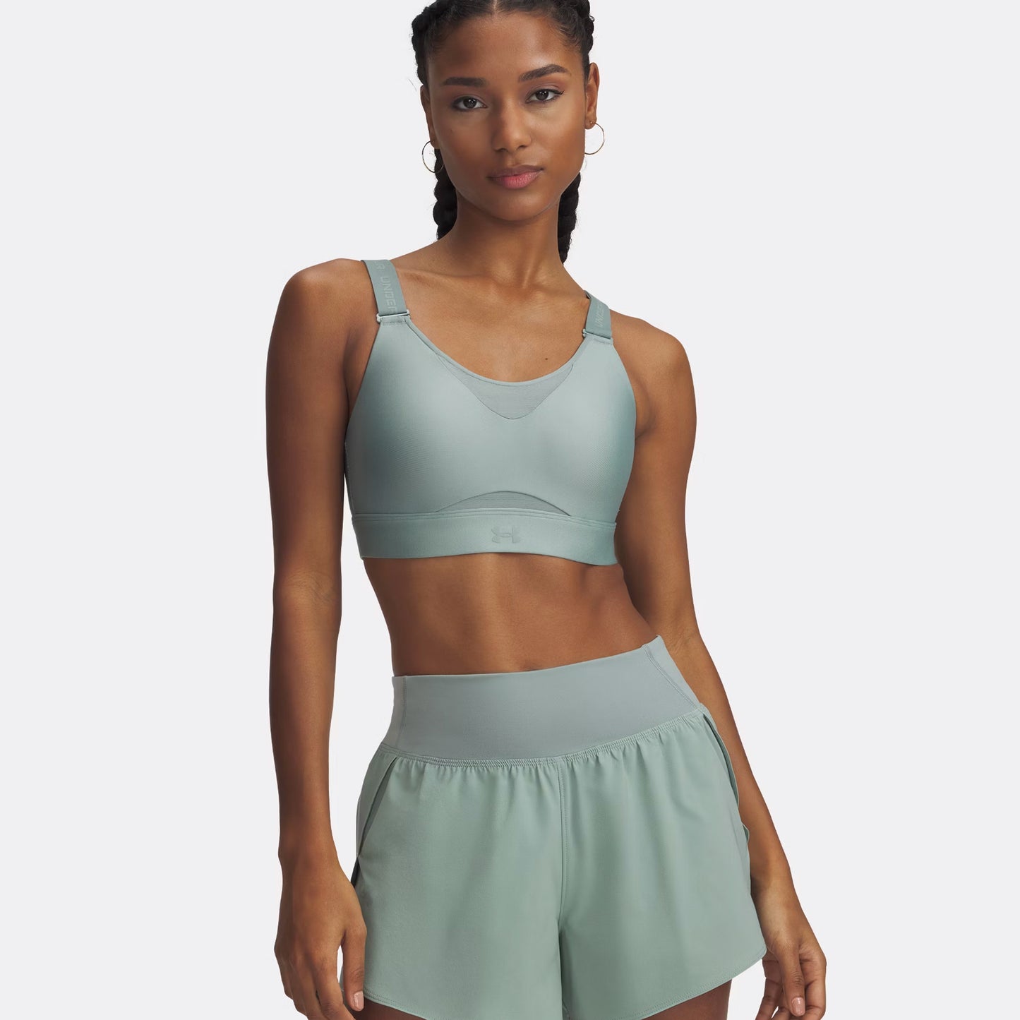 Under Armour Infinity High 2.0 Sportovní Podprsenka Dámy-Šalvěj