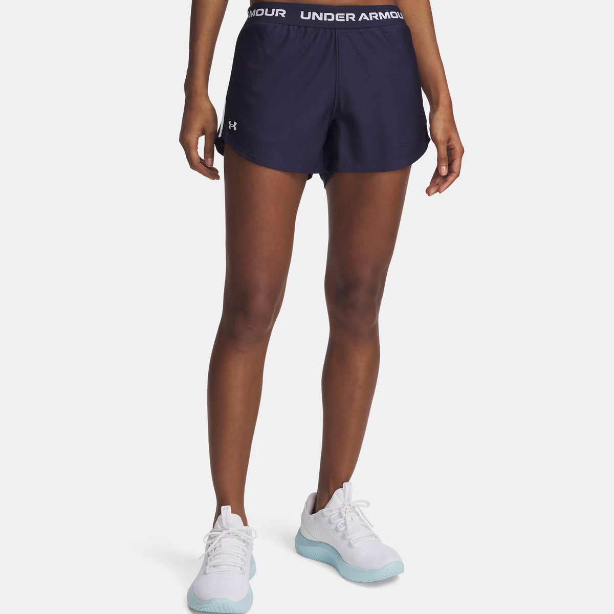 Under Armour Tech Play Up Šortky Na Míče Dámy-Modrá
