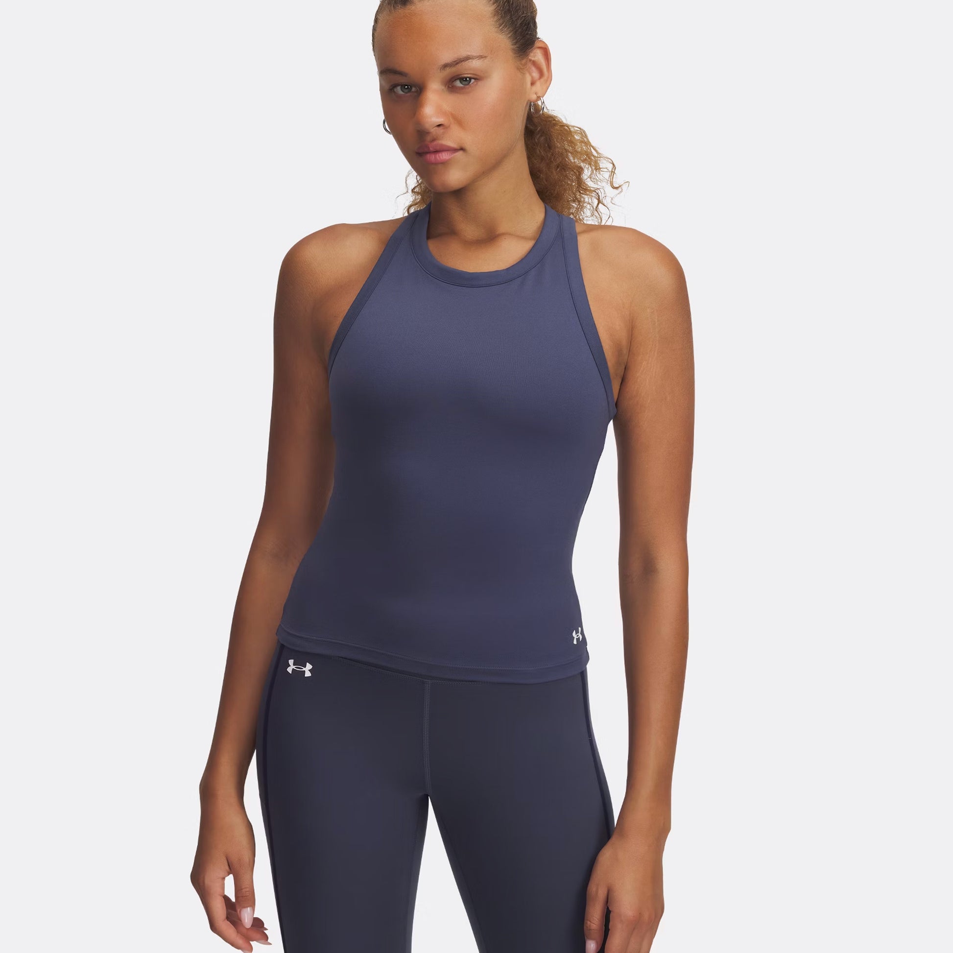 Under Armour Motion High Neck Sportovní Tílko Dámy-Šedá