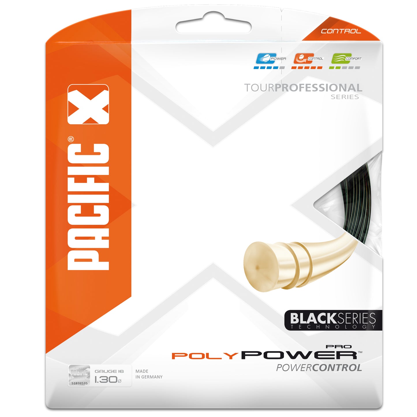 Pacific Poly Power Pro Výpletová Sada 12,2m-Černá