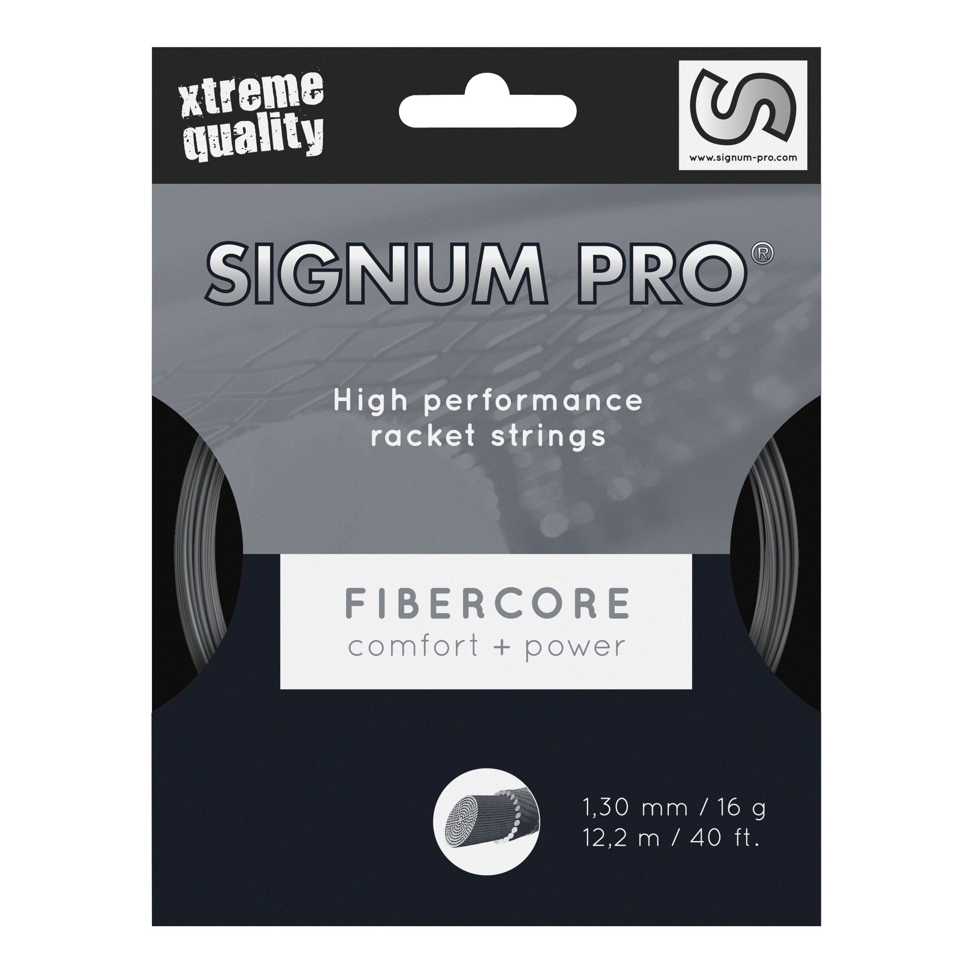 Signum Pro Fibrecore Výpletová Sada 12m-Stříbrná