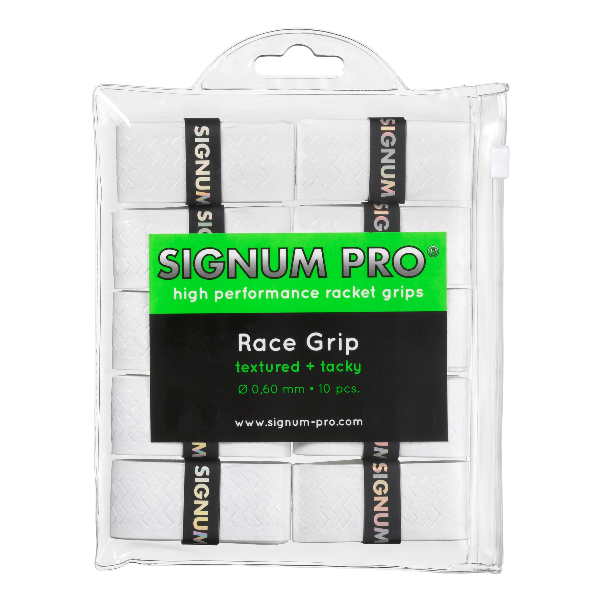 Signum Pro Race Grip 10ks V Baleni-Bílá