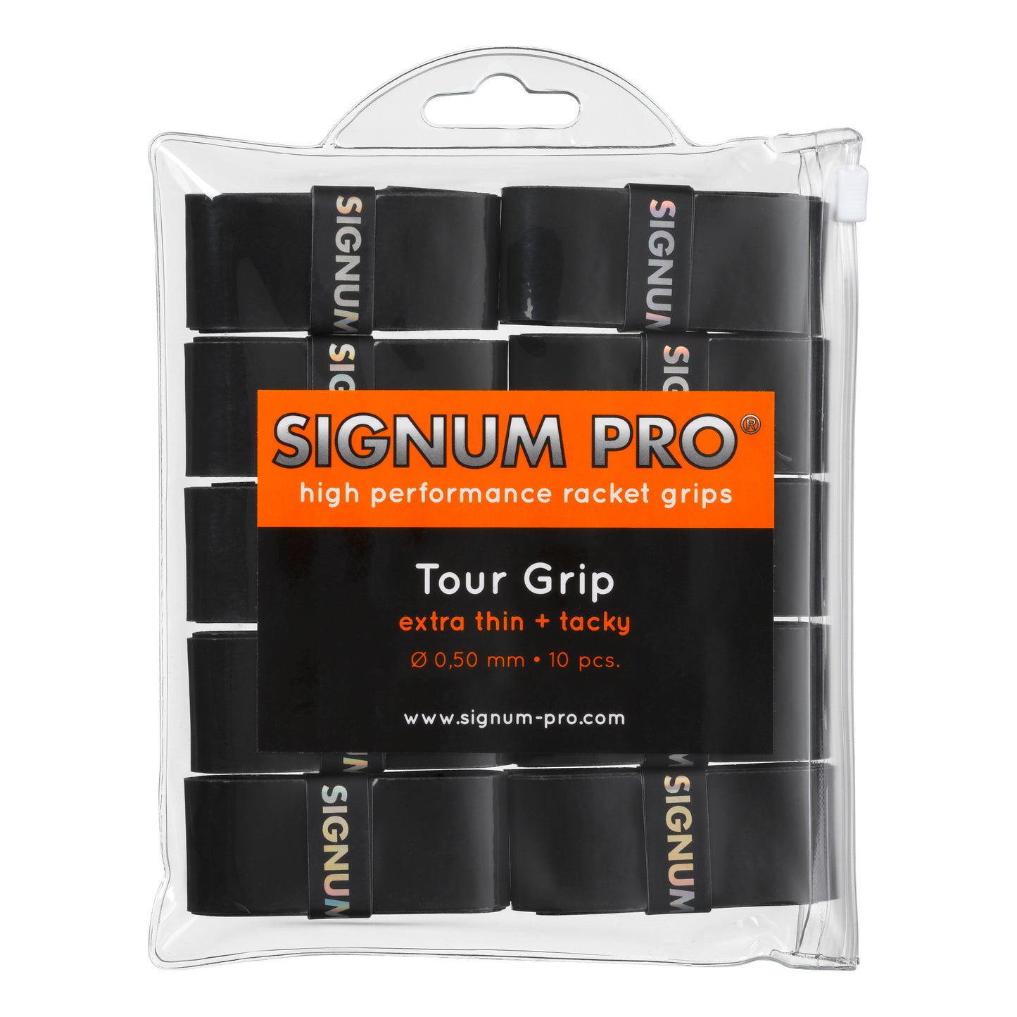 Signum Pro Tour Grip 10ks V Baleni-Černá