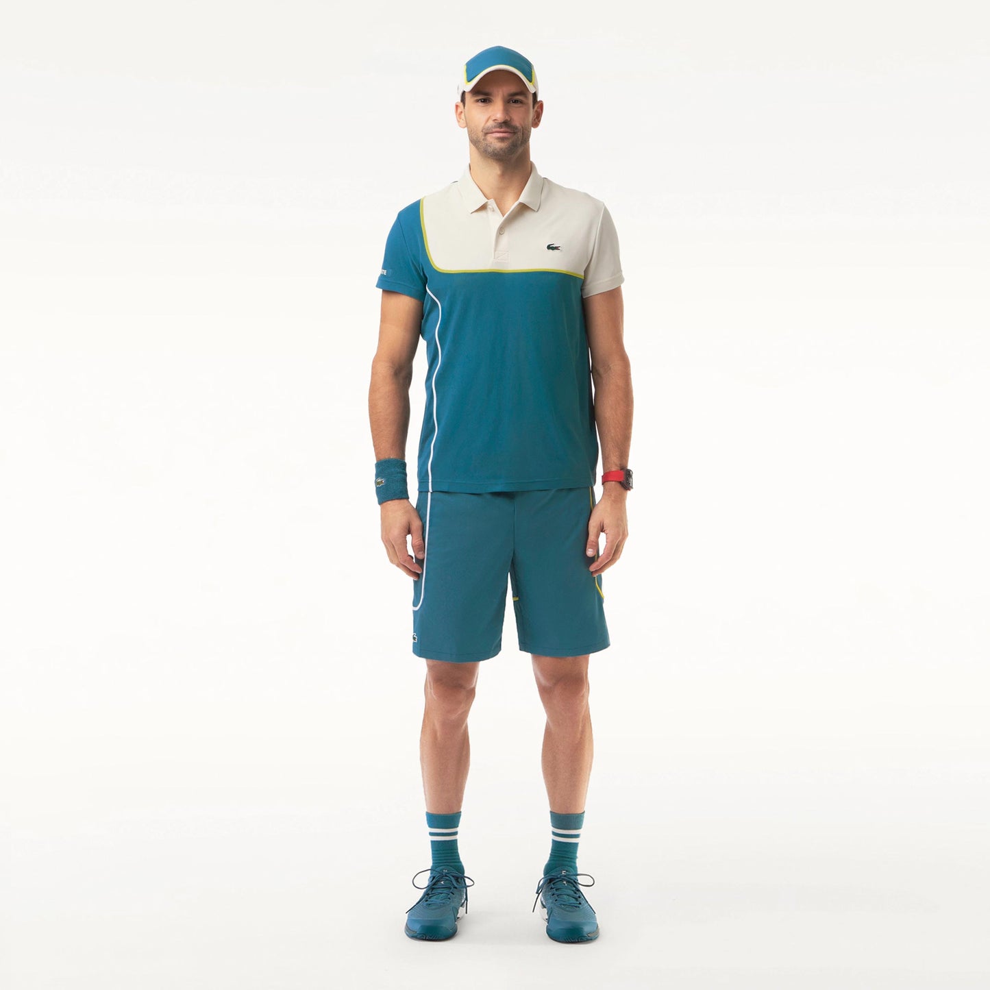 Lacoste Šortky Muži - petrolejová,
