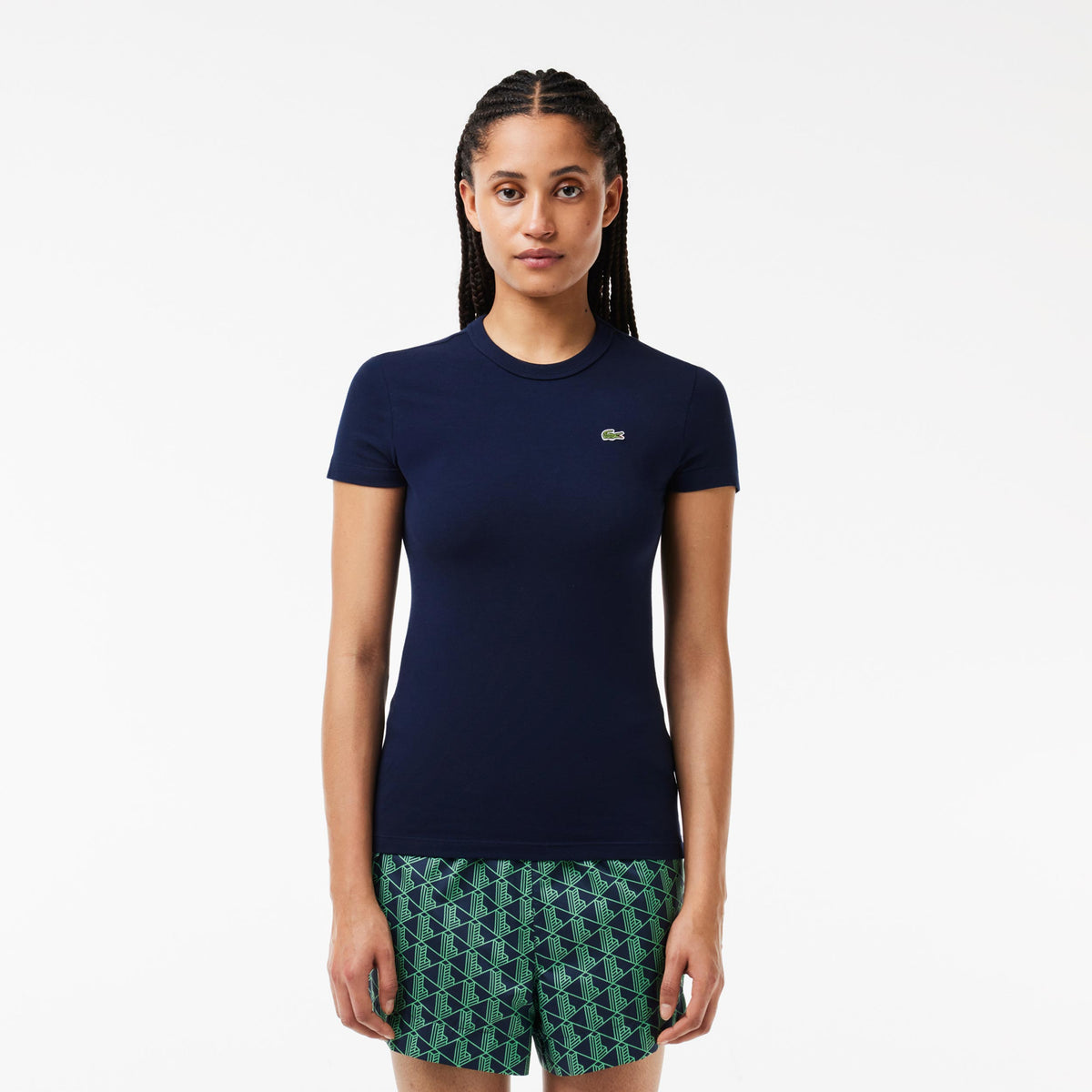 Lacoste Tee Tričko Dámy - tmavě modrá,