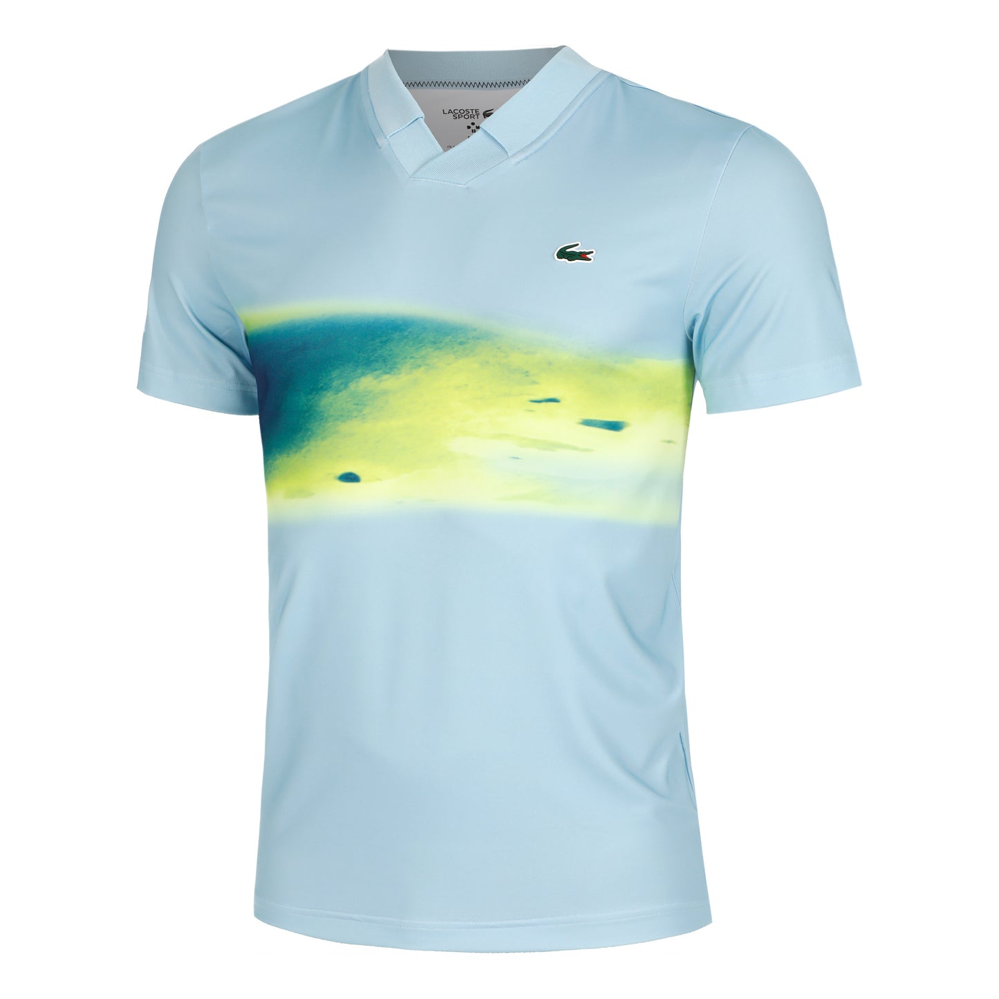 Lacoste LEER Pólo Muži - světle modrá, vícebarevné