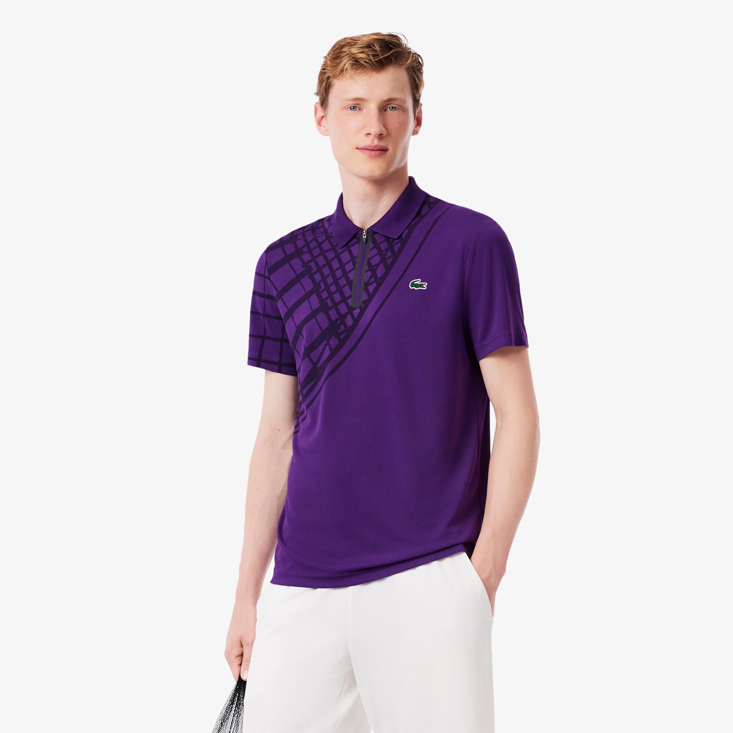 Lacoste Pólo Muži-fialová