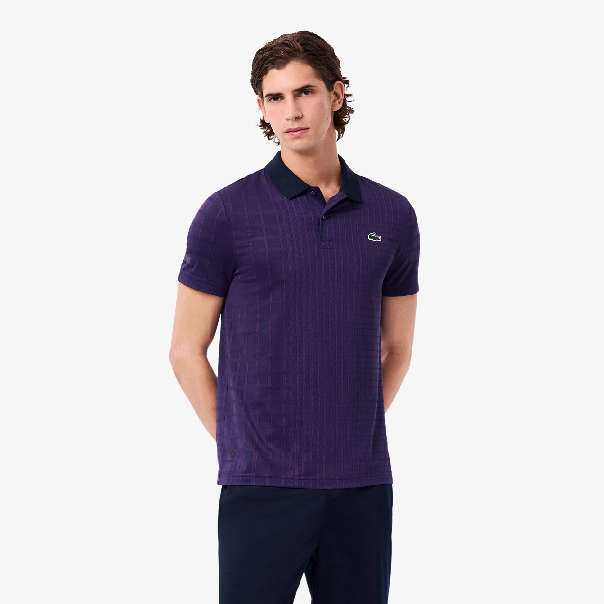 Lacoste Pólo Muži-fialová