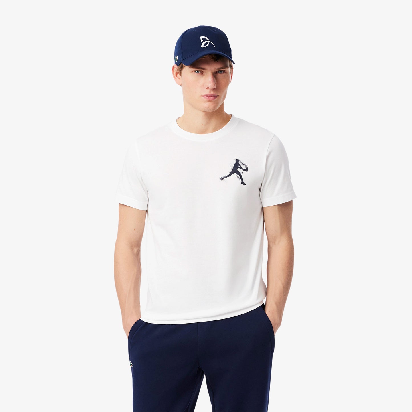 Lacoste Tričko & Cap Muži - bílá, tmavě modrá