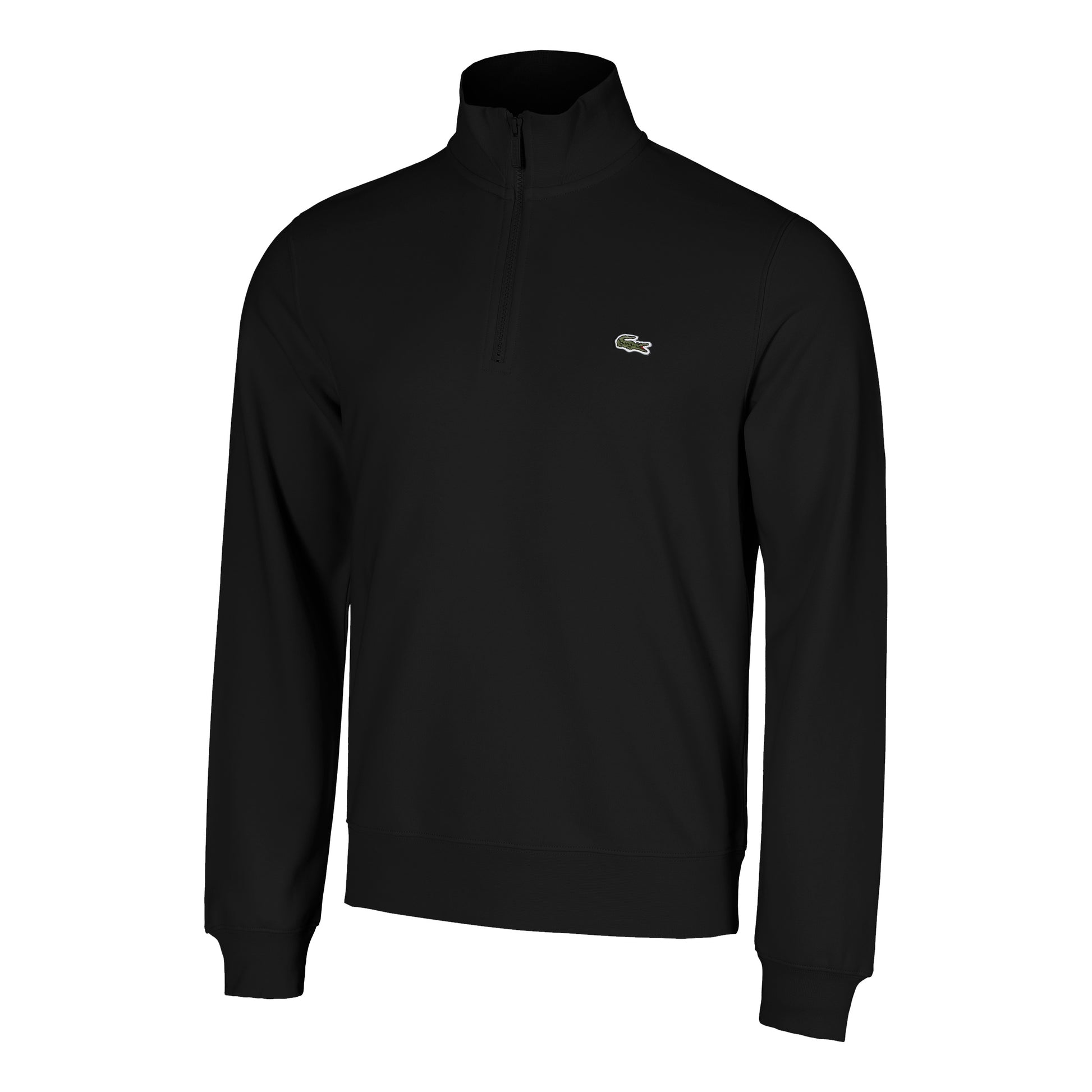 Lacoste High Neck Mikina Muži - černá