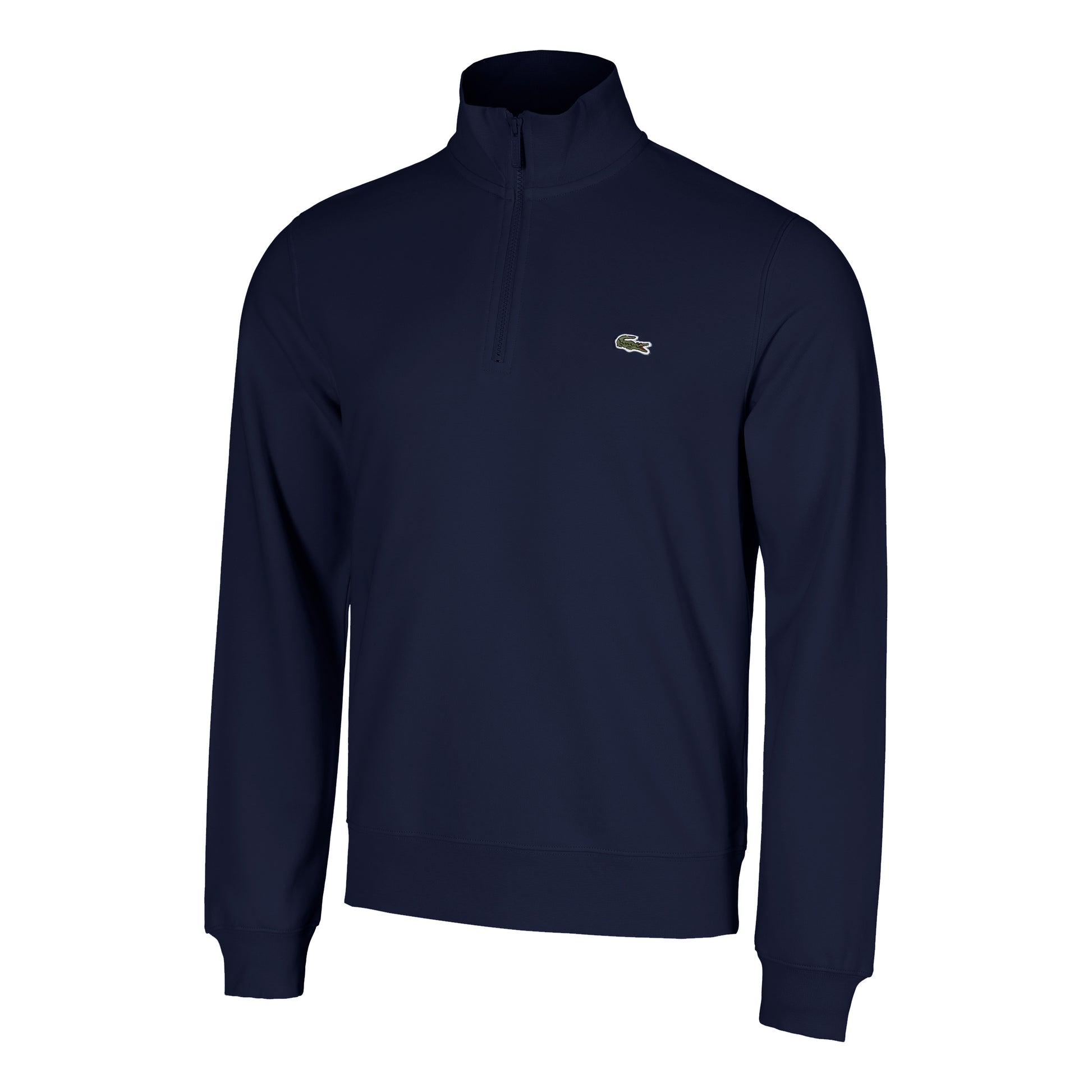 Lacoste High Neck Mikina Muži - tmavě modrá
