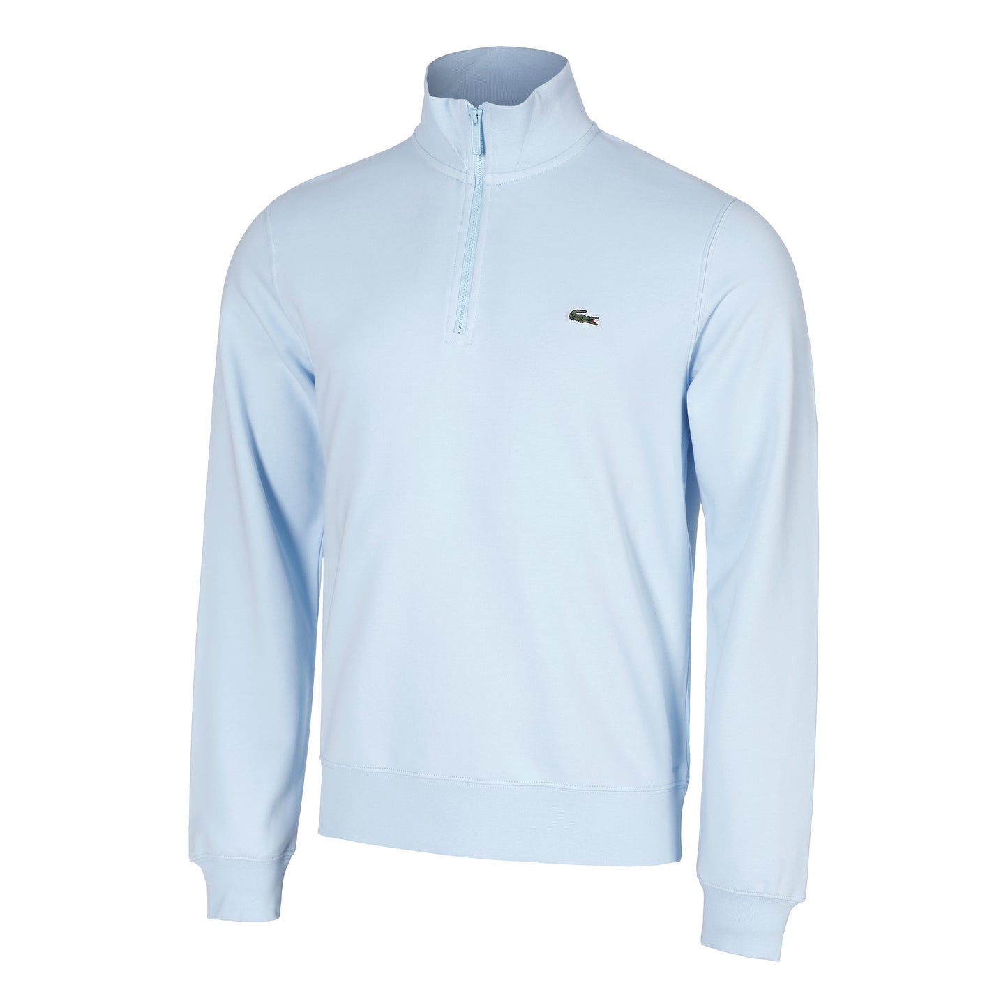 Lacoste High Neck Mikina Muži - světle modrá