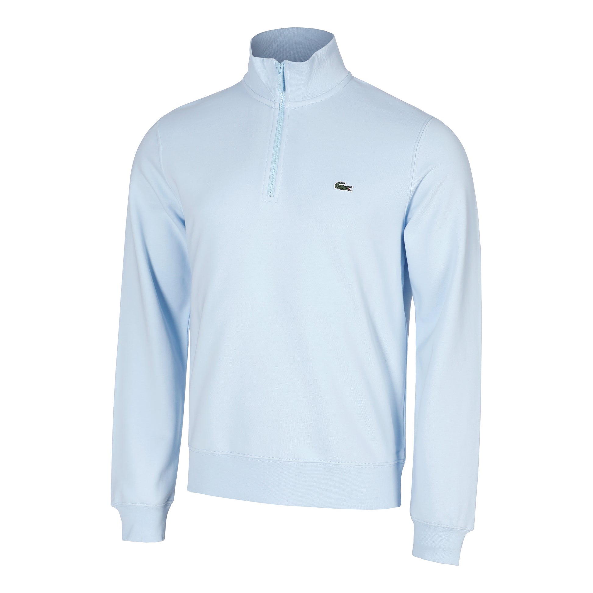 Lacoste High Neck Mikina Muži - světle modrá
