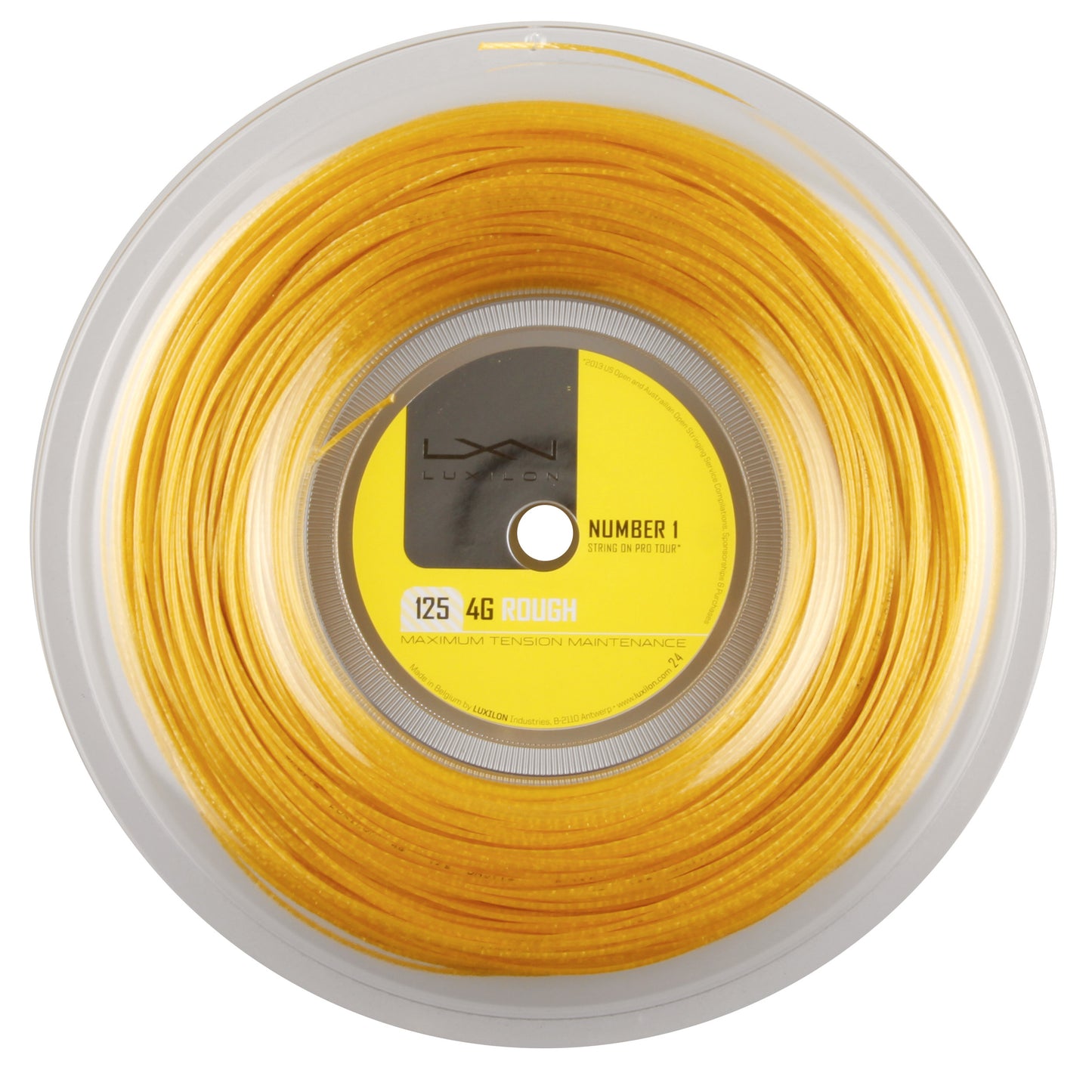 Luxilon 4G Rough Výplet-Role 200m-Zlatá