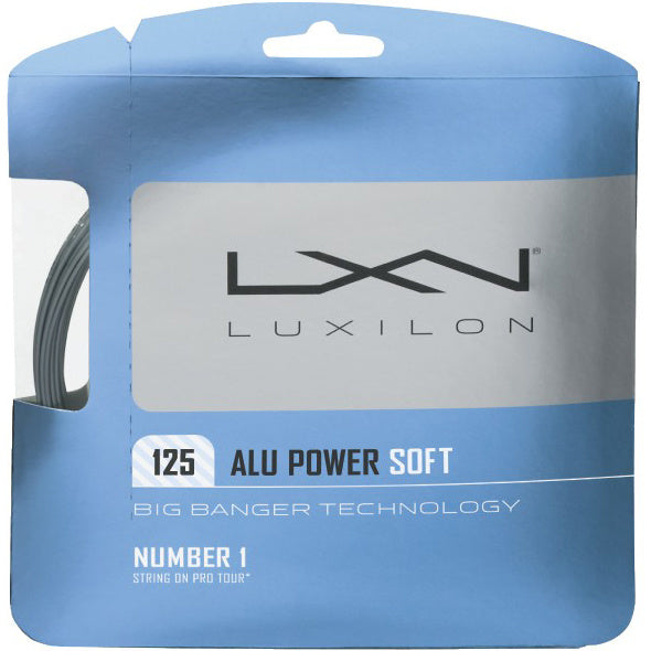 Luxilon Alu Power Soft Výpletová Sada 12,2m-Stříbrná